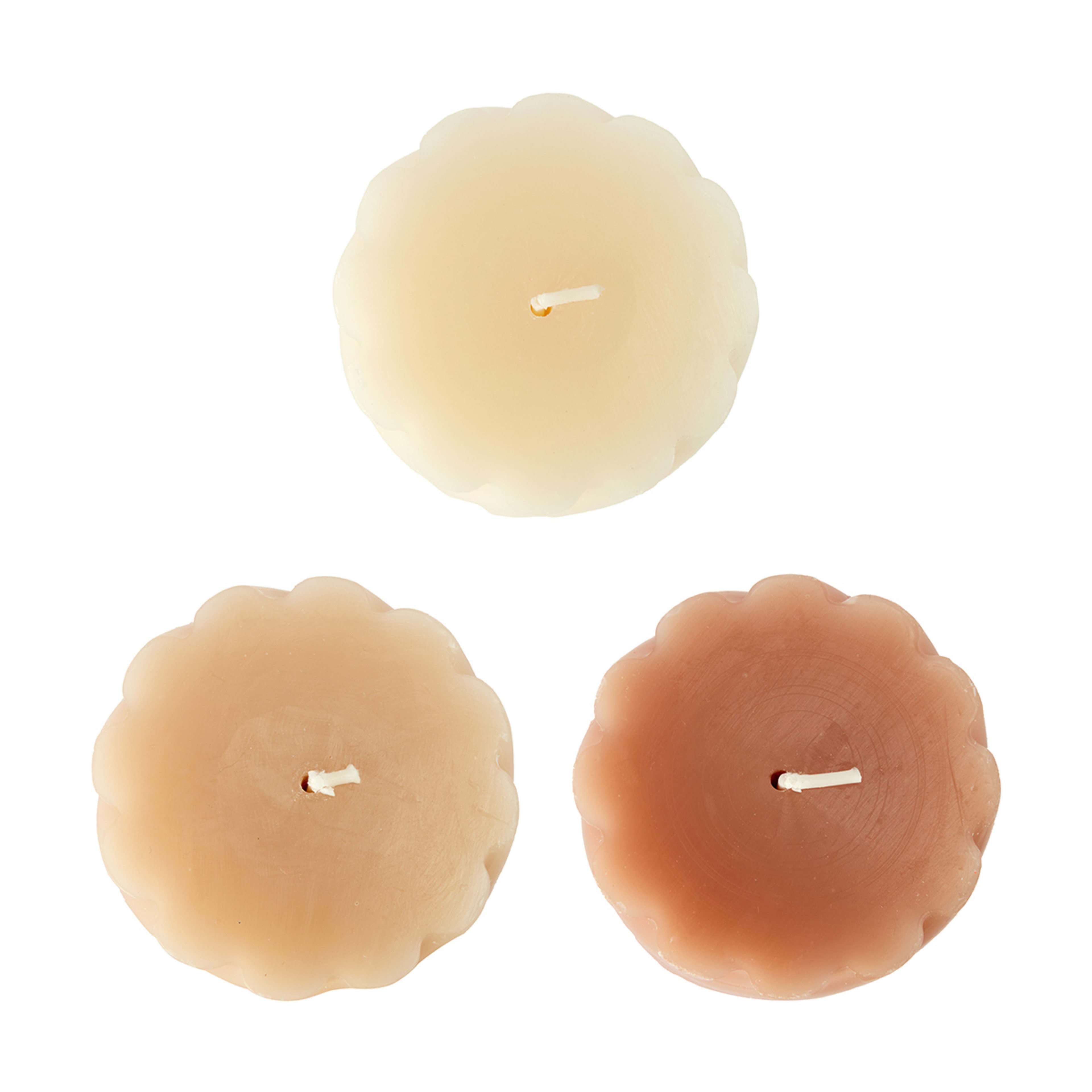 3 Pack Twist Tonal Pillar Candles Kmart