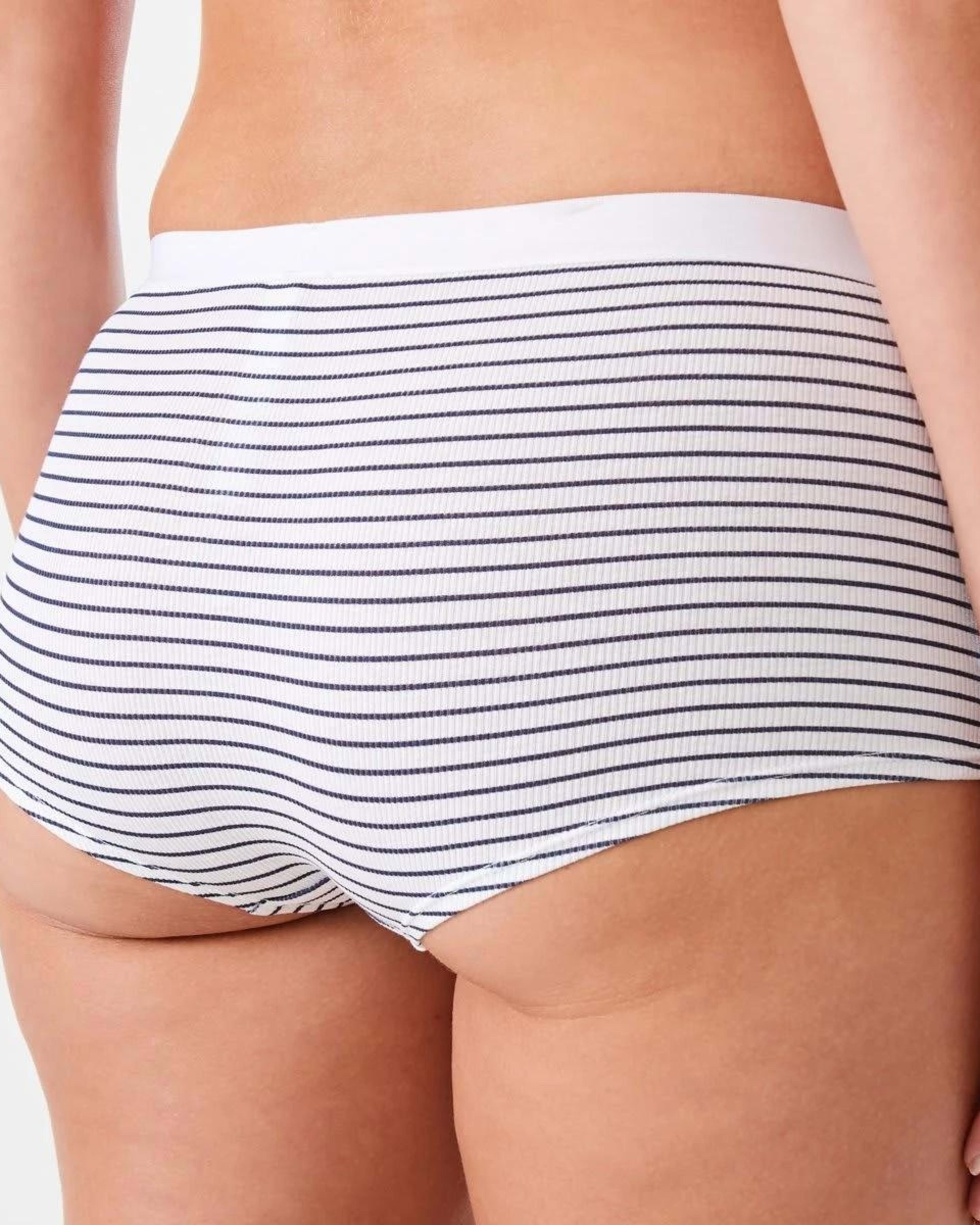 3 Rib Boyleg Briefs Fine Stp N, 3 of 5