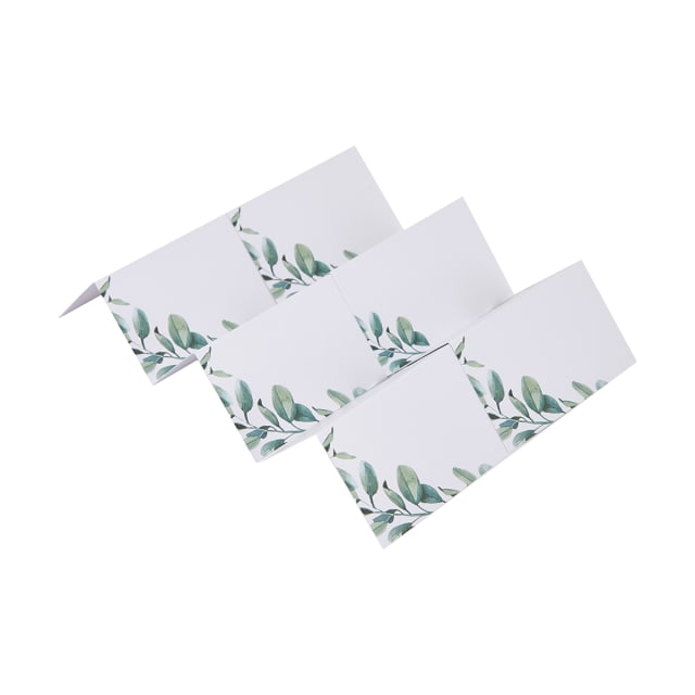 30 Pack Place Cards Leaf Kmart