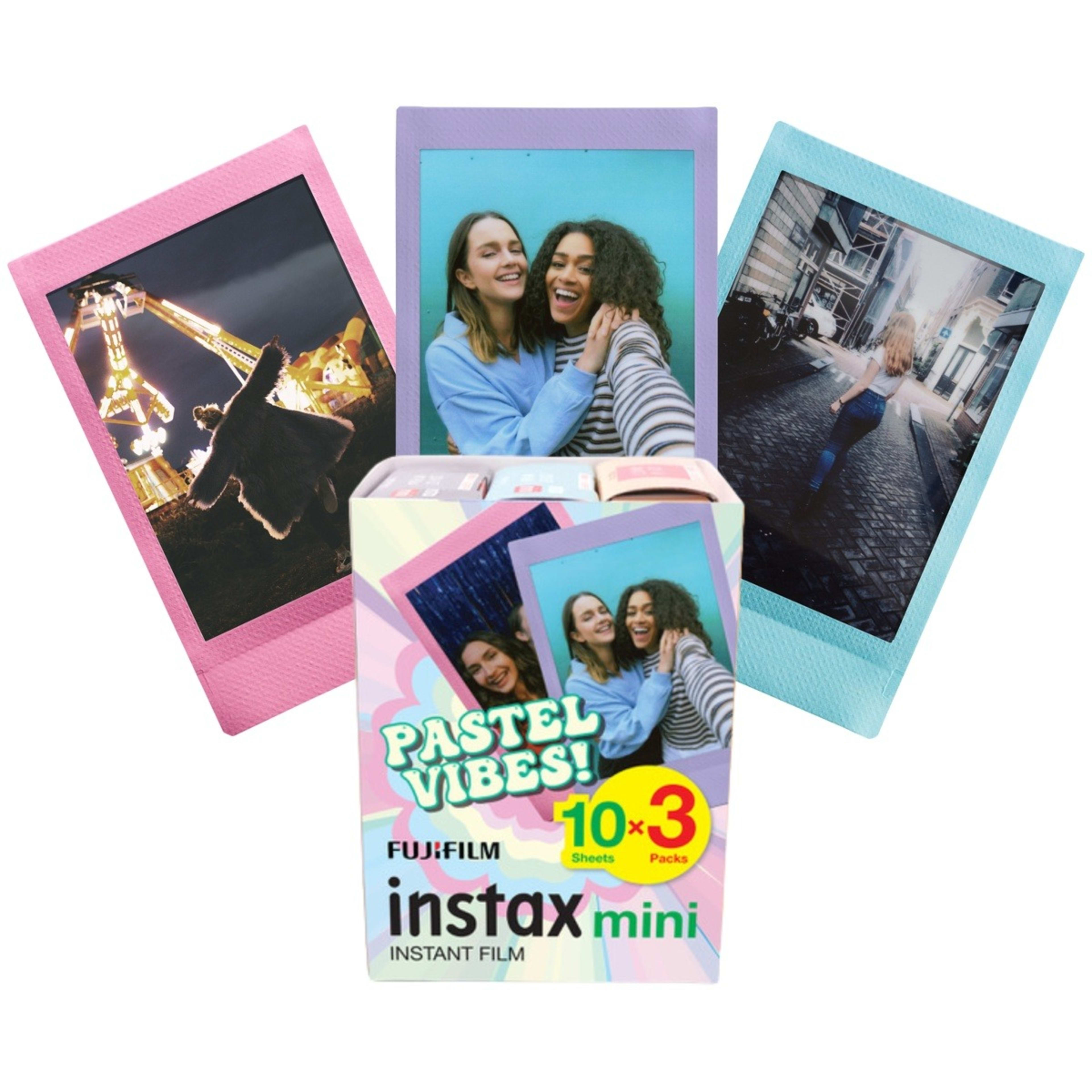 1 30 Pack Fujifilm Instax Mini Instant Film - Pastel Vibes