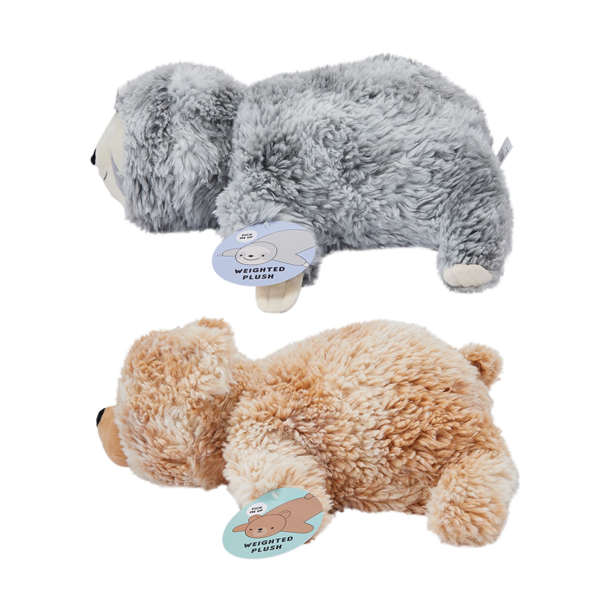 Weighted Plush Toy Assorted Kmart