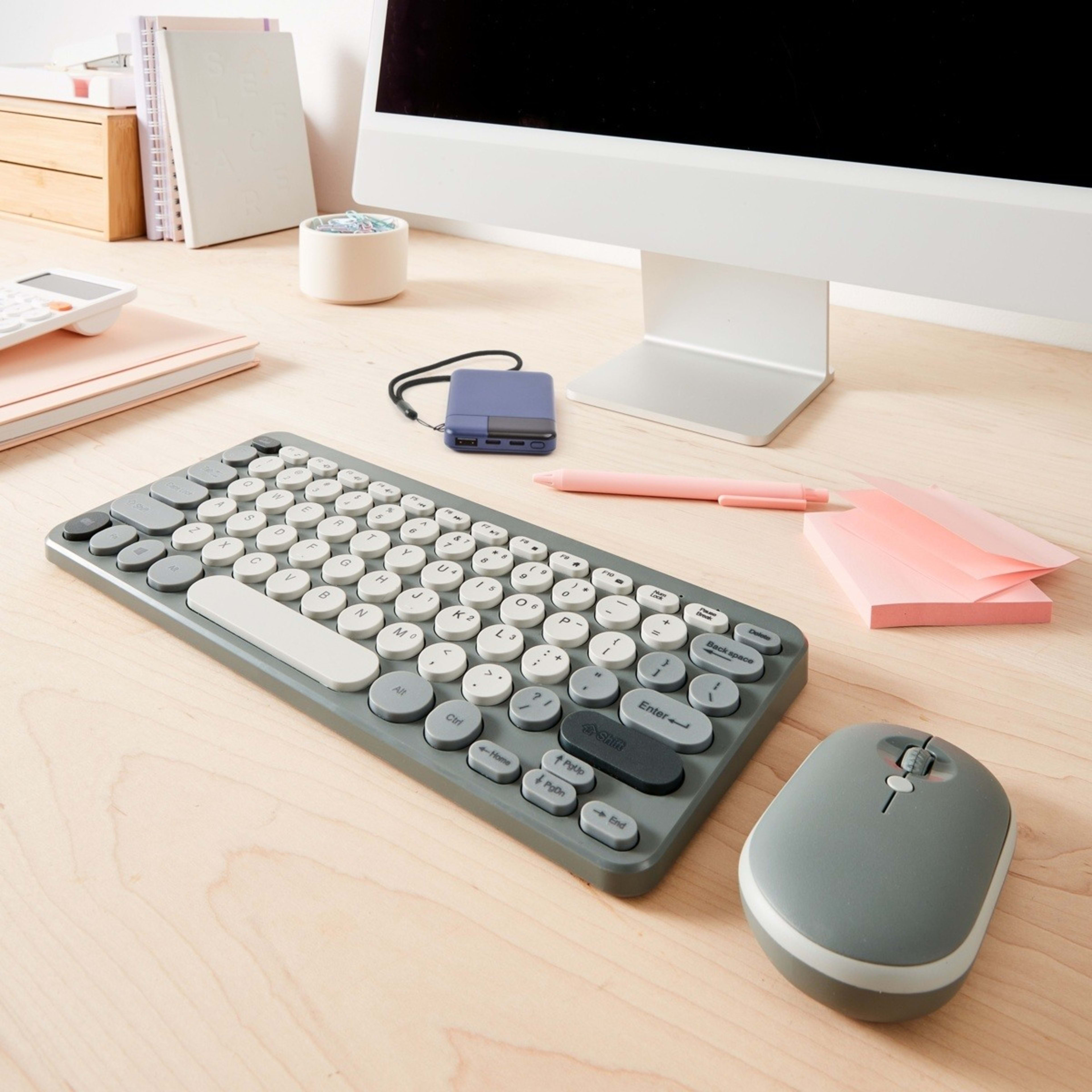 9 Wireless Keyboard and Mouse - Grey, 9 of 9