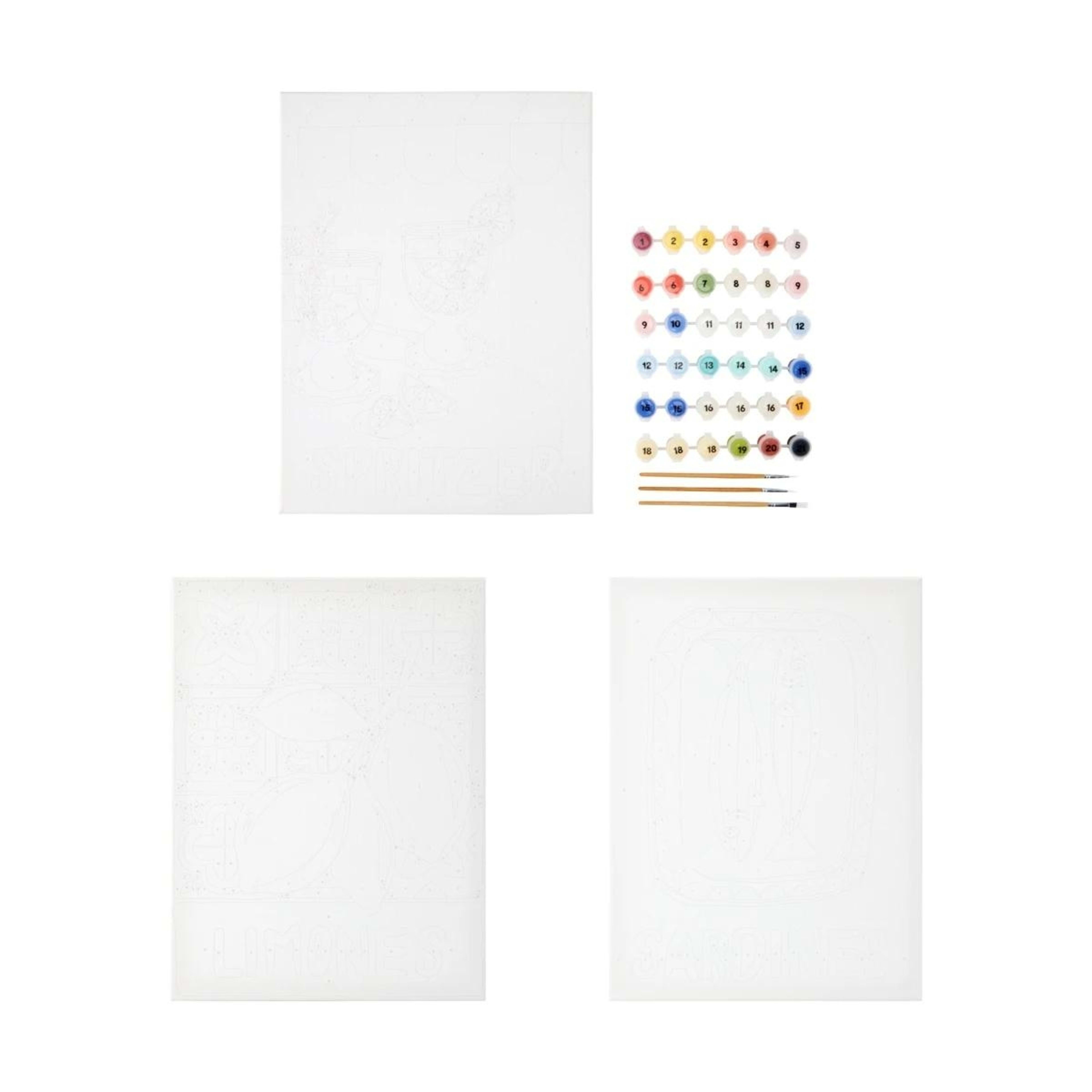2 3 Pack Paint by Numbers - Mediterranean Vibes, 2 of 3
