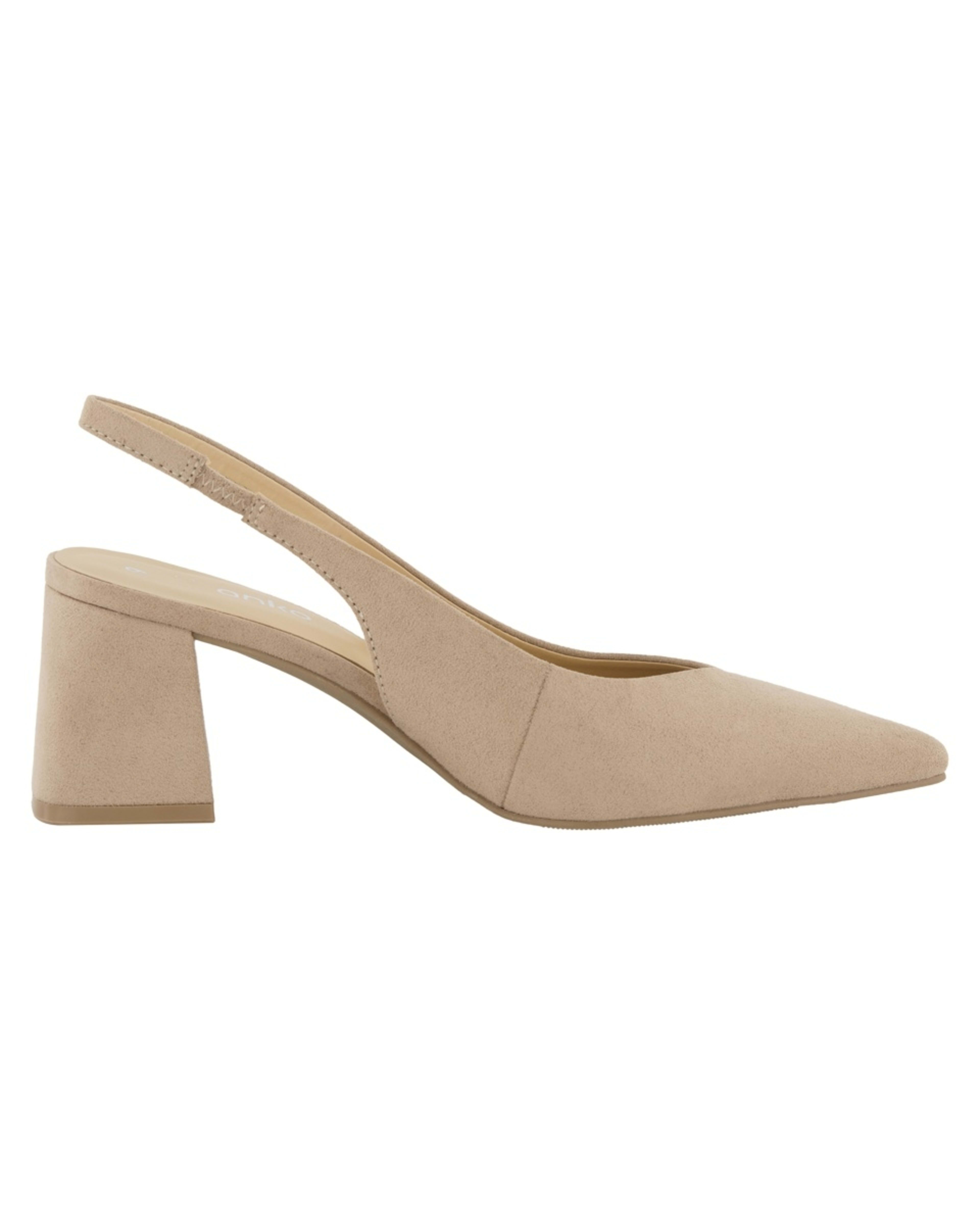 1 Slingback Block Heels Sand
