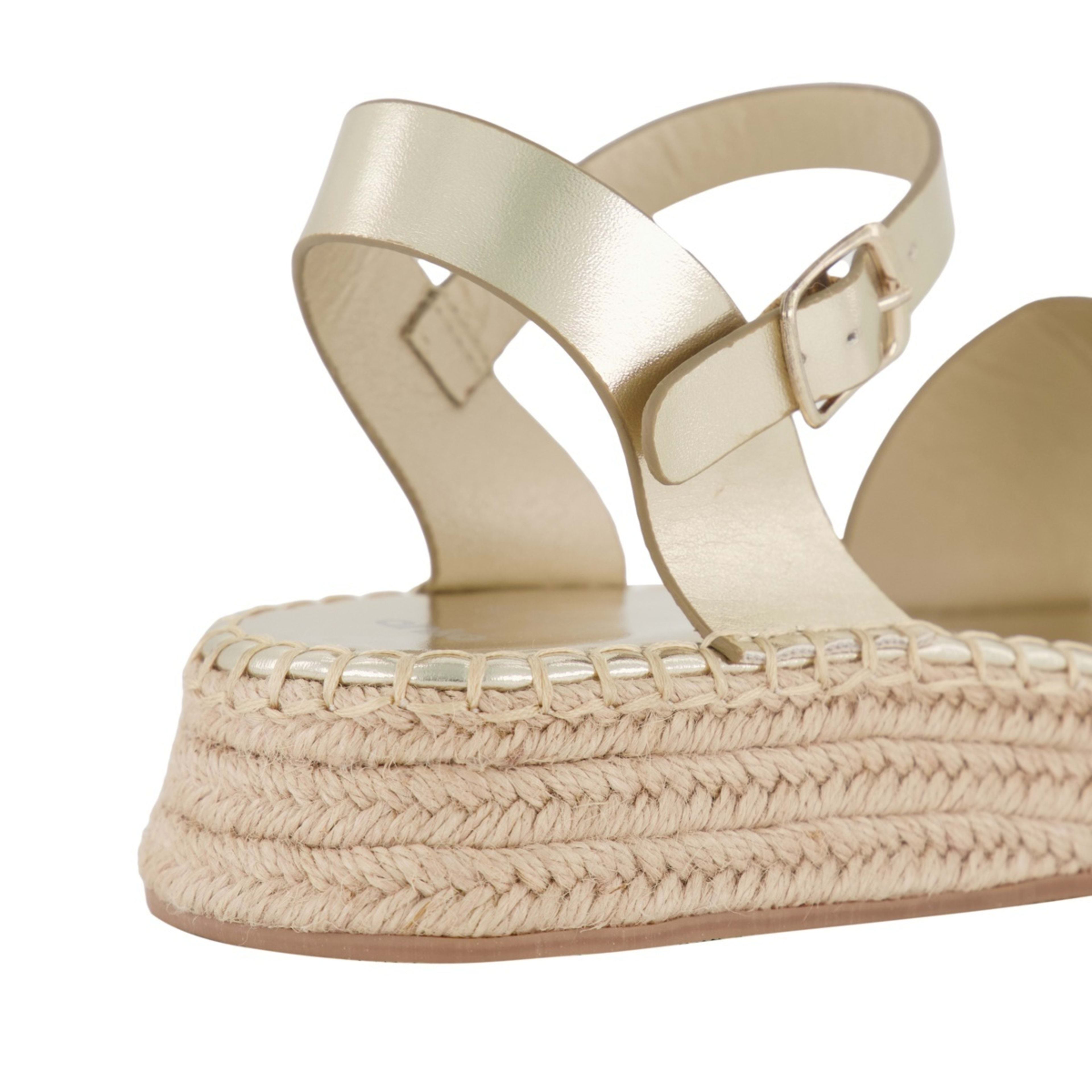 5 Senior Wedge Sandals Gold, 5 of 5