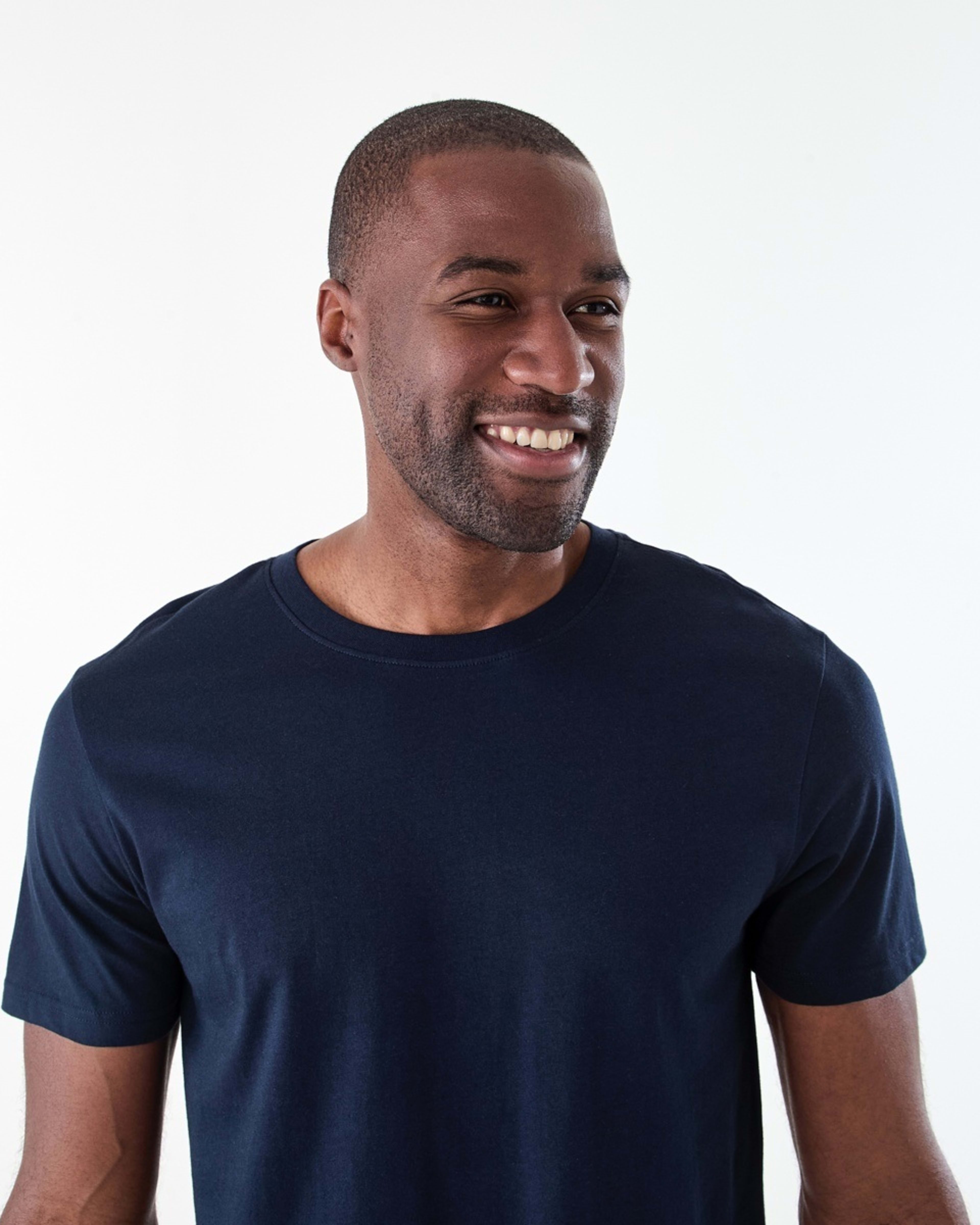 4 Australian Grown Cotton Longline T-shirt SKY CAPTAIN, 4 of 6