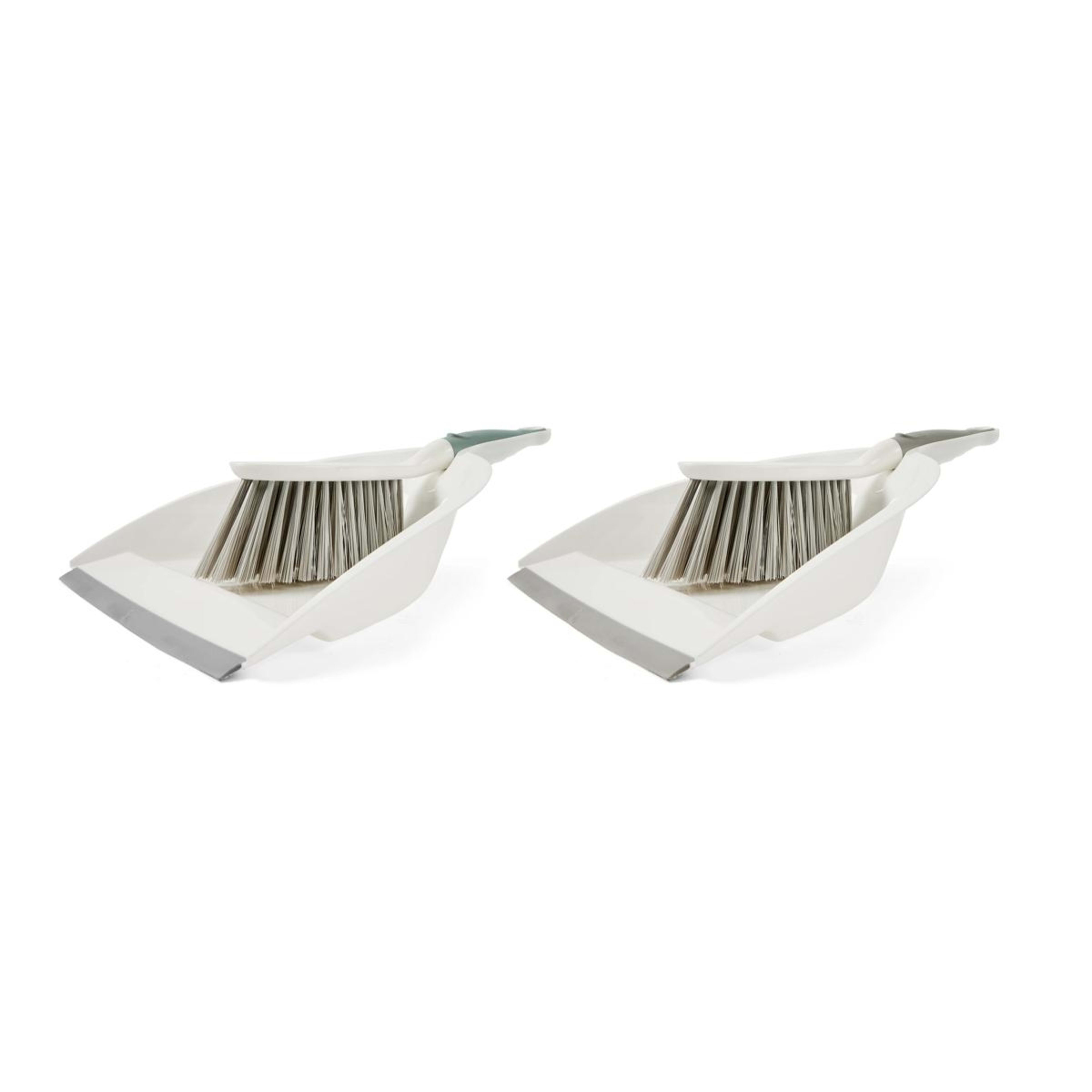 2 Dustpan and Brush - White and Grey, 2 of 8