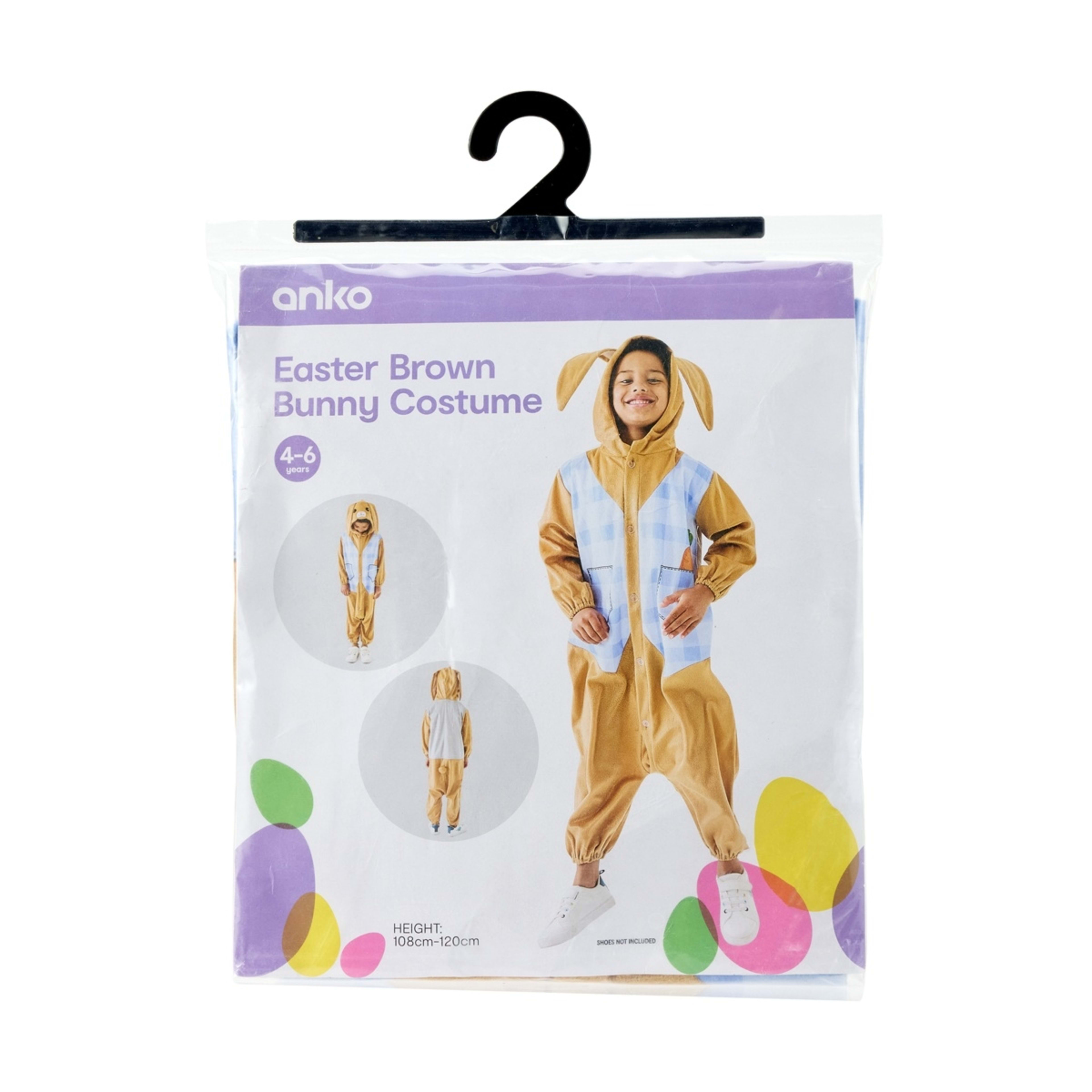 10 Easter Brown Bunny Costume - Ages 4-6 years, 10 of 10