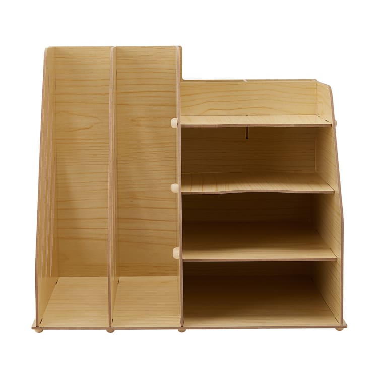 Desk Organiser Wood Look Kmart