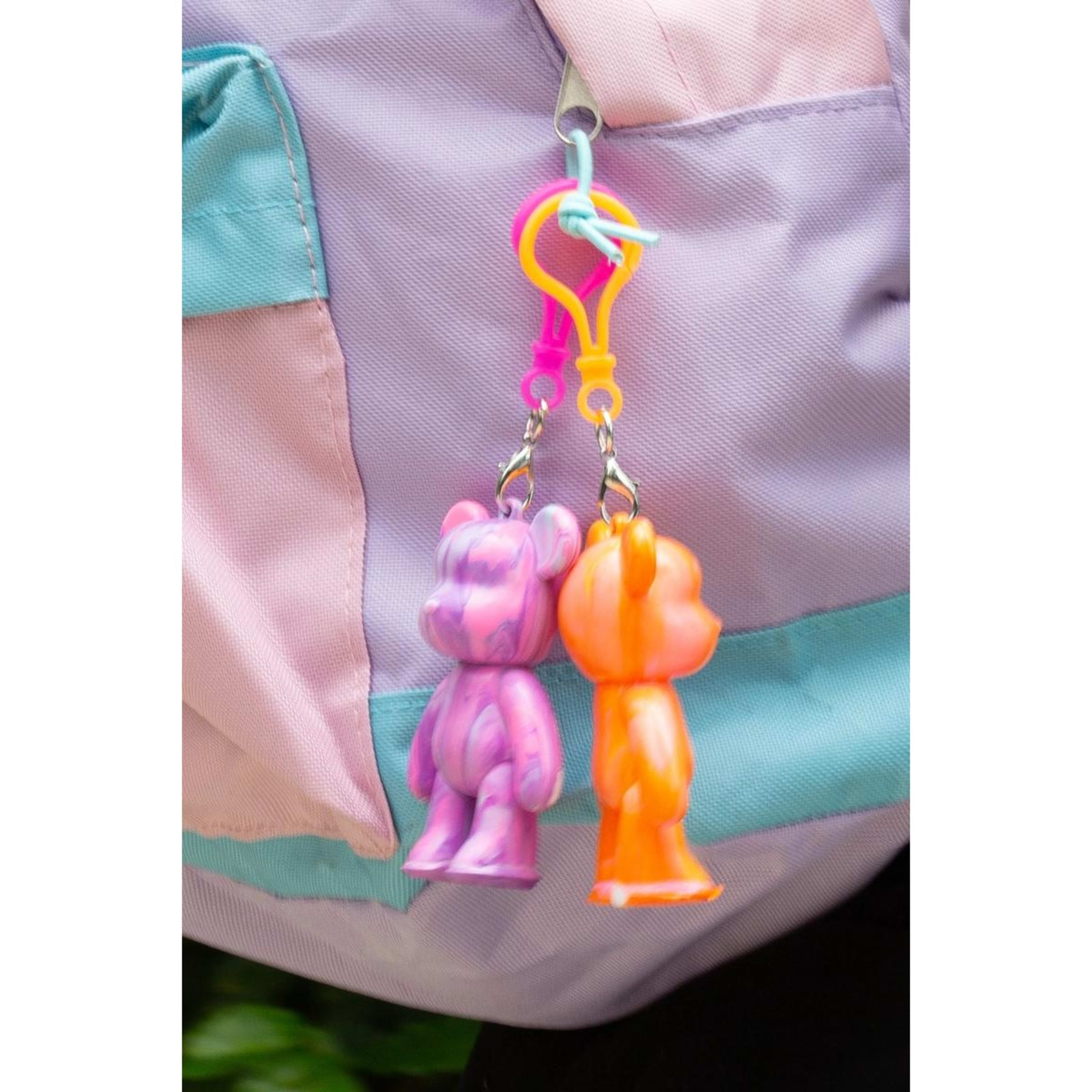 6 Pour PalZ Mini Bear Keyring - Assorted, 6 of 10