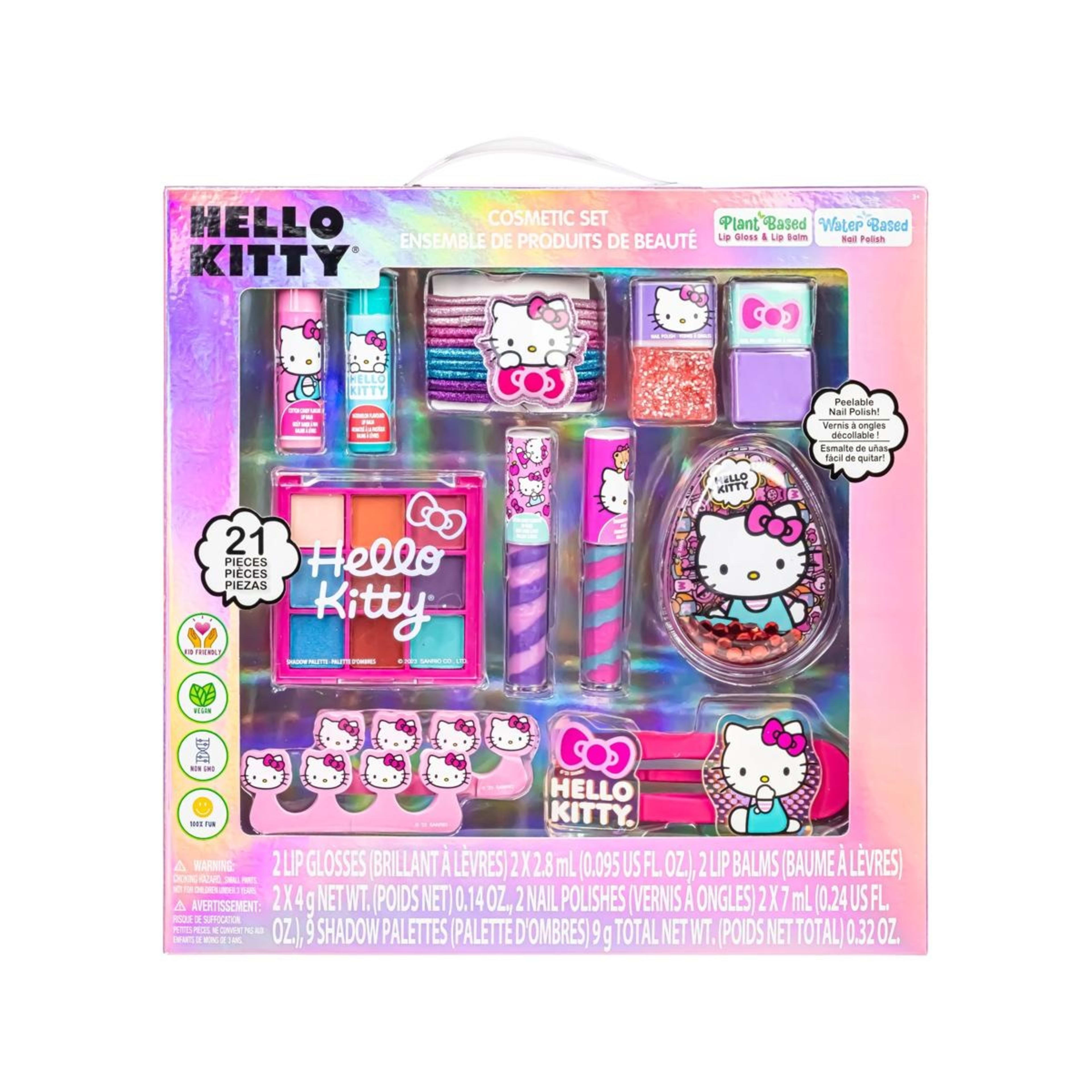1 Hello Kitty 21 Piece Cosmetic Set