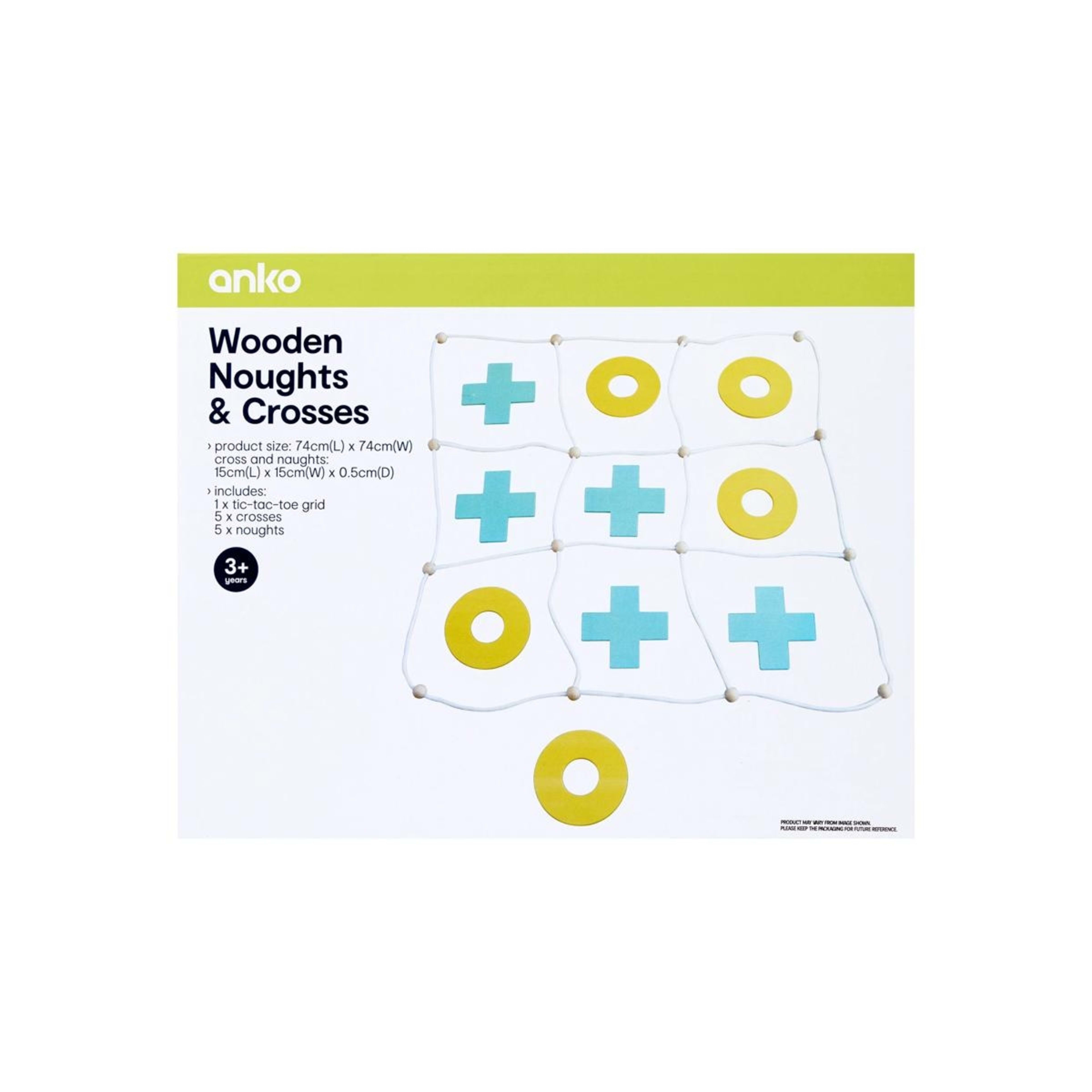 2 Wooden Noughts & Crosses, 2 of 2