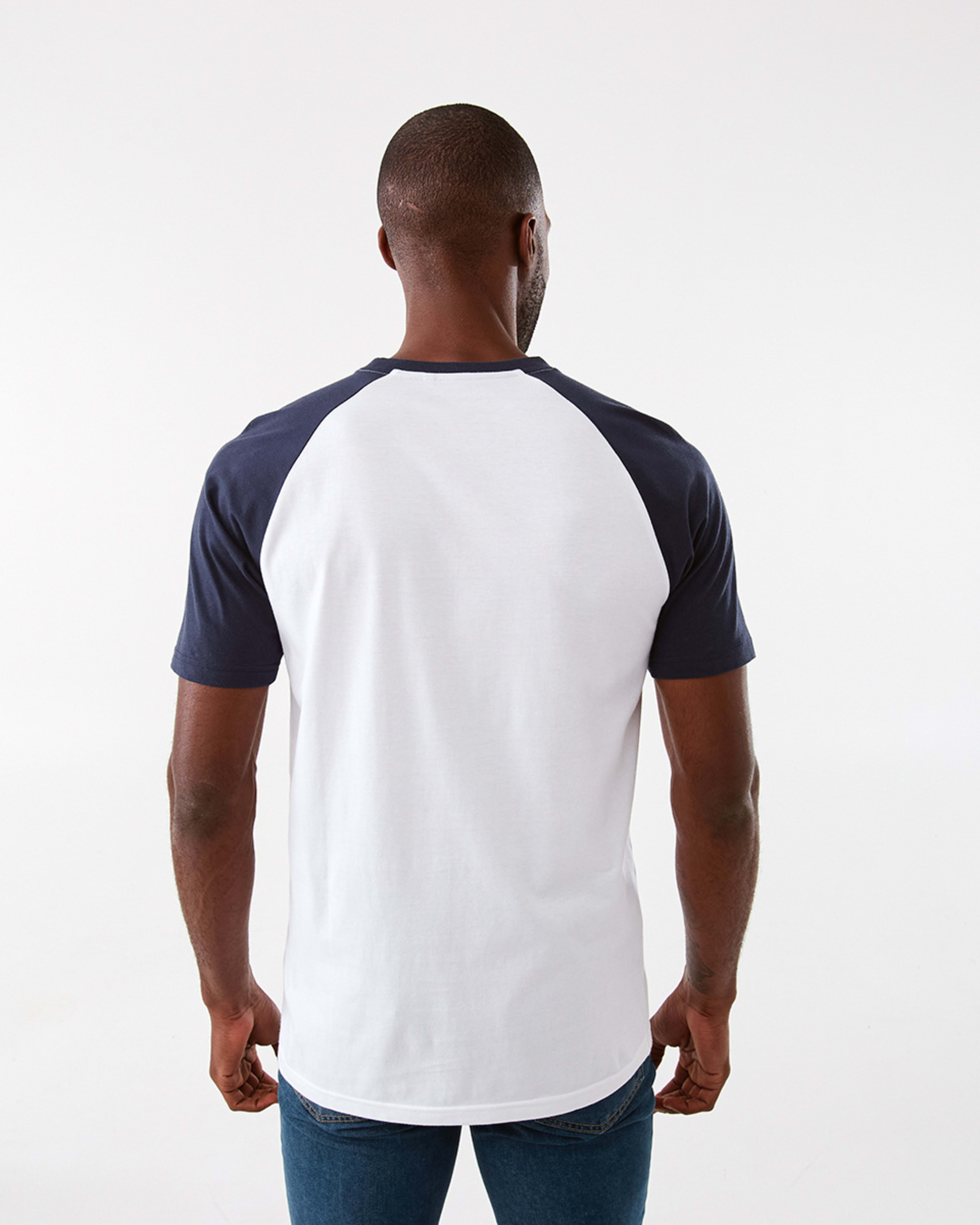 3 Raglan Sleeve T-shirt Blu Pcoat, 3 of 5