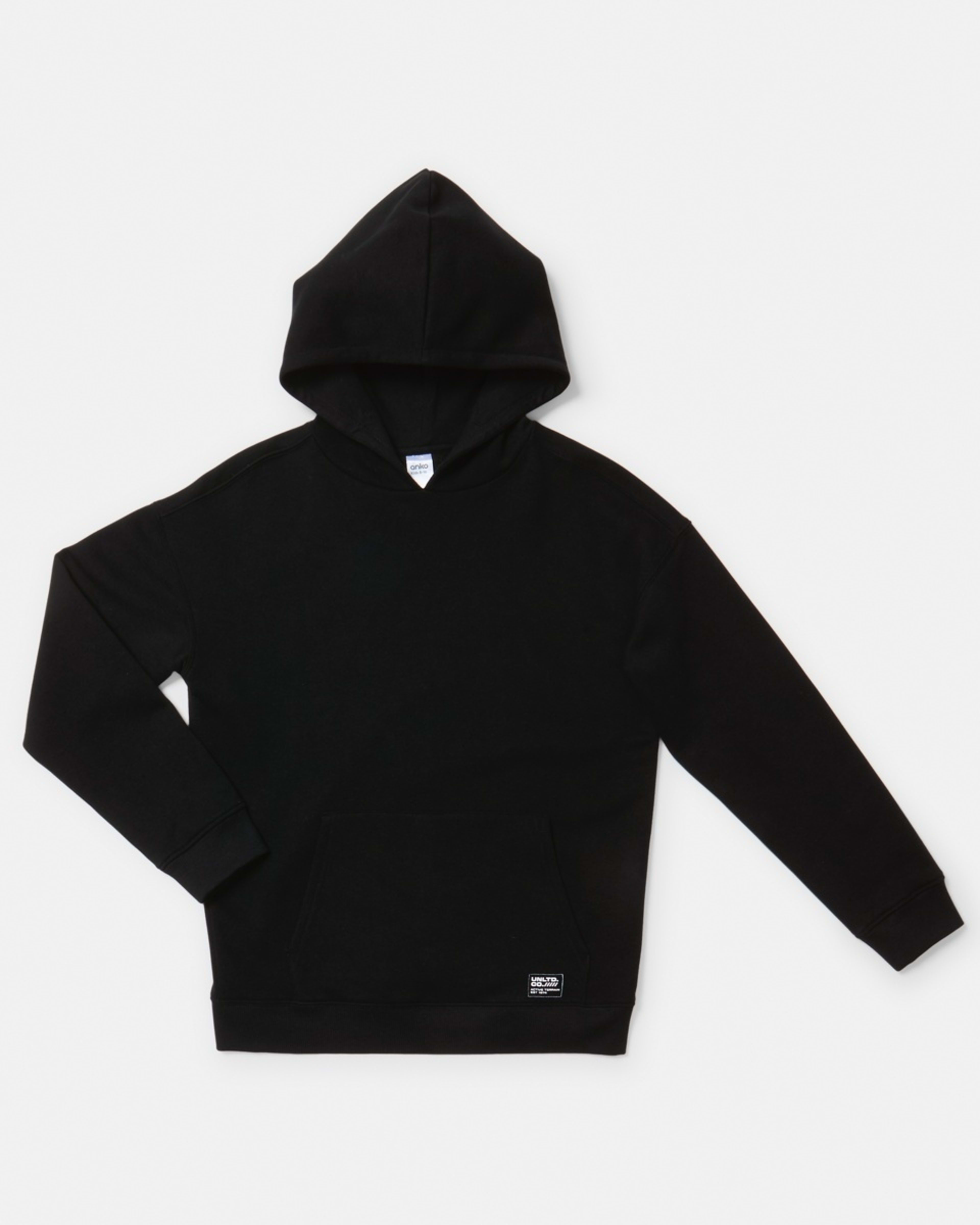 9 Oversized Hoodie With Pocket Black, 9 of 10