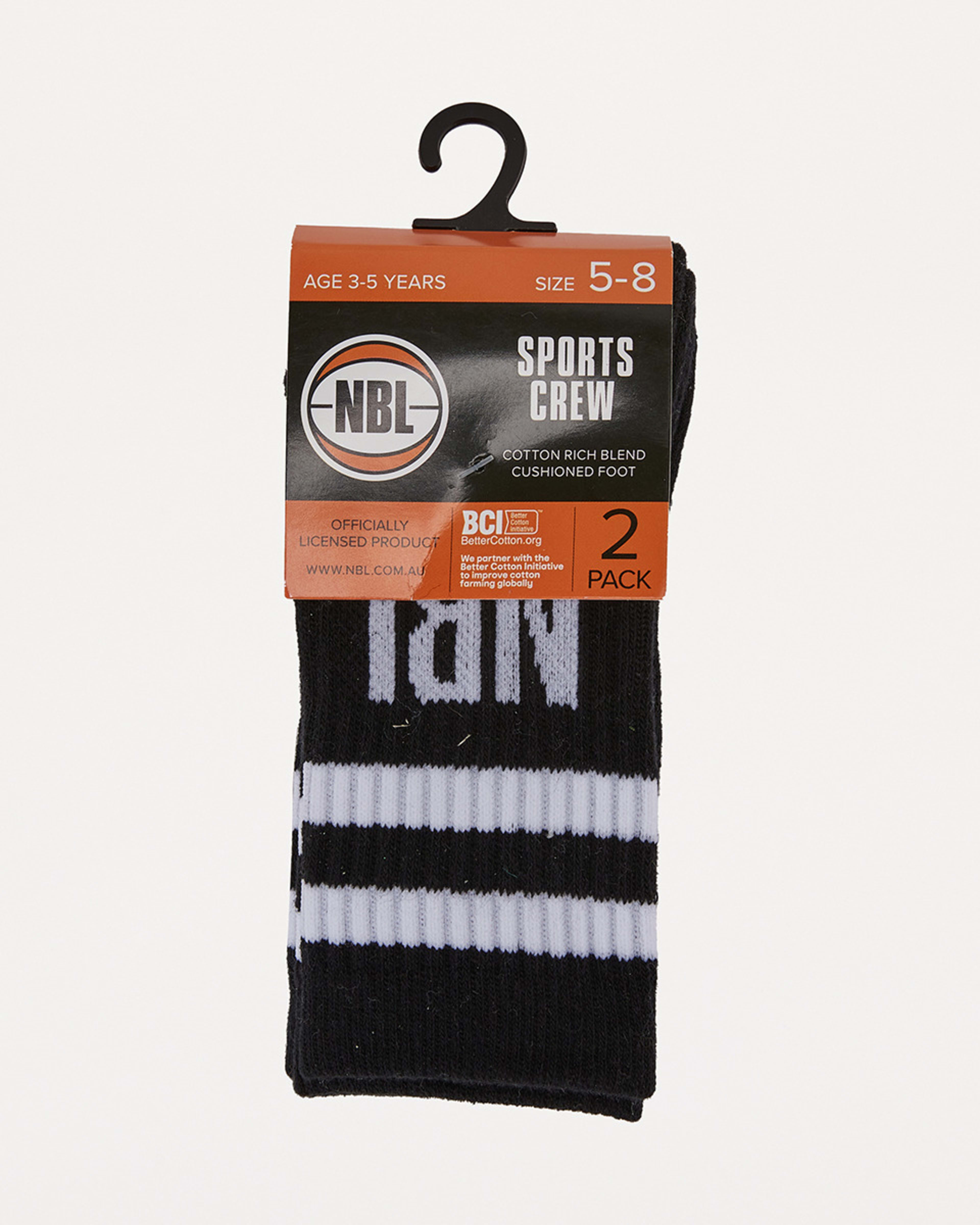 2 Pack Active NBL Kids Sports Socks Kmart