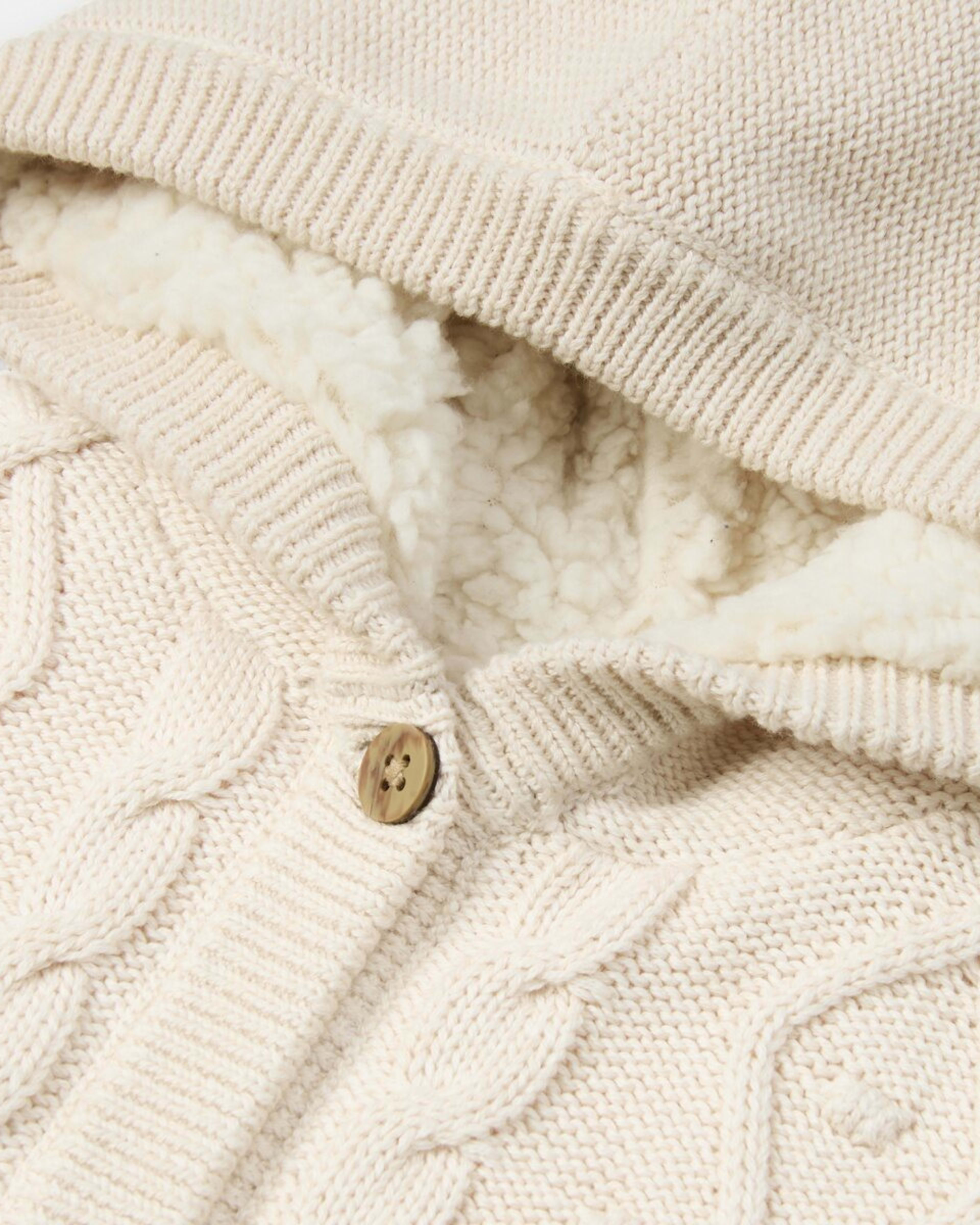 3 Sherpa Cable Cardigan Hony Marle, 3 of 3