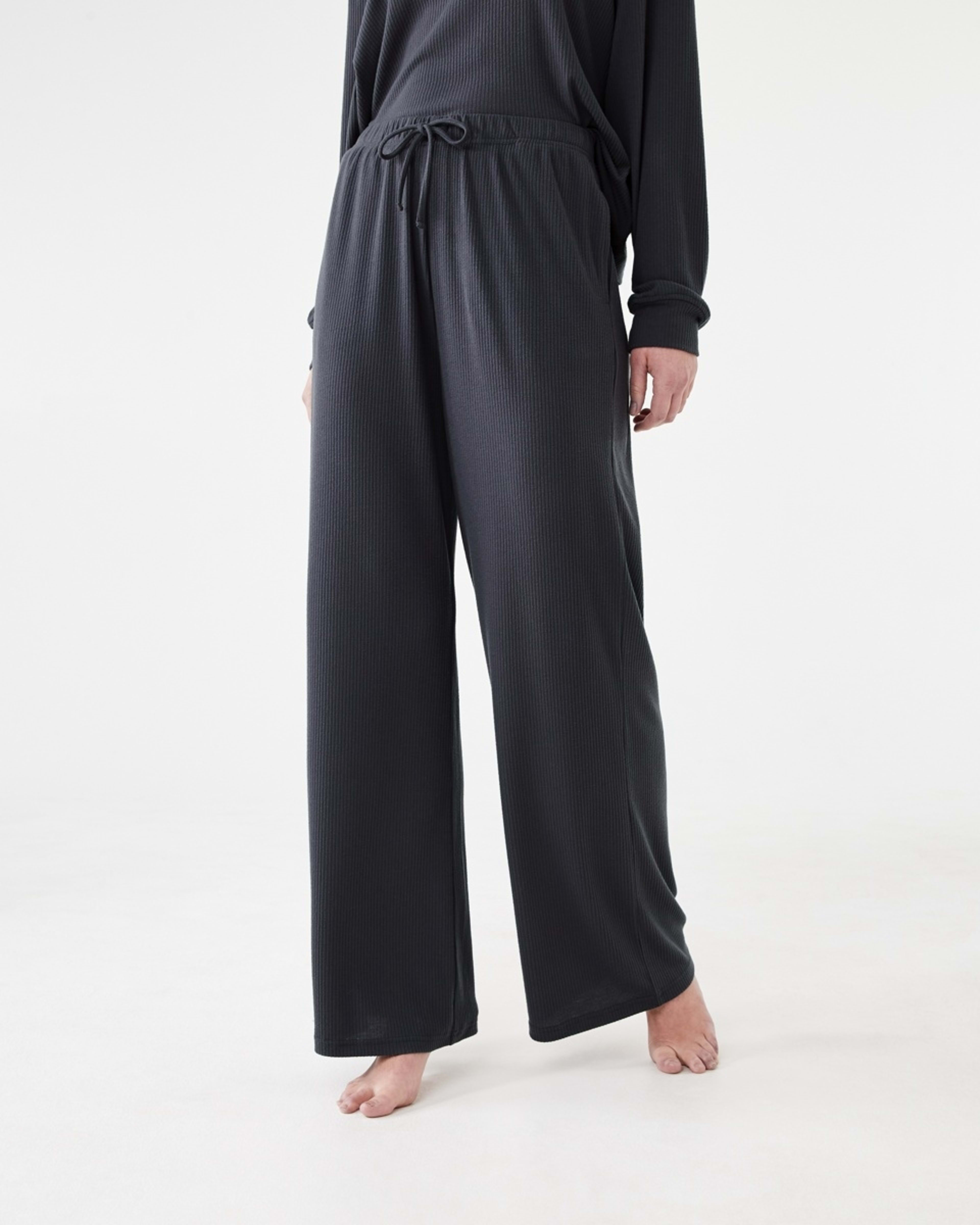 2 Brushed Rib Flare Pants Wshd Slate, 2 of 6