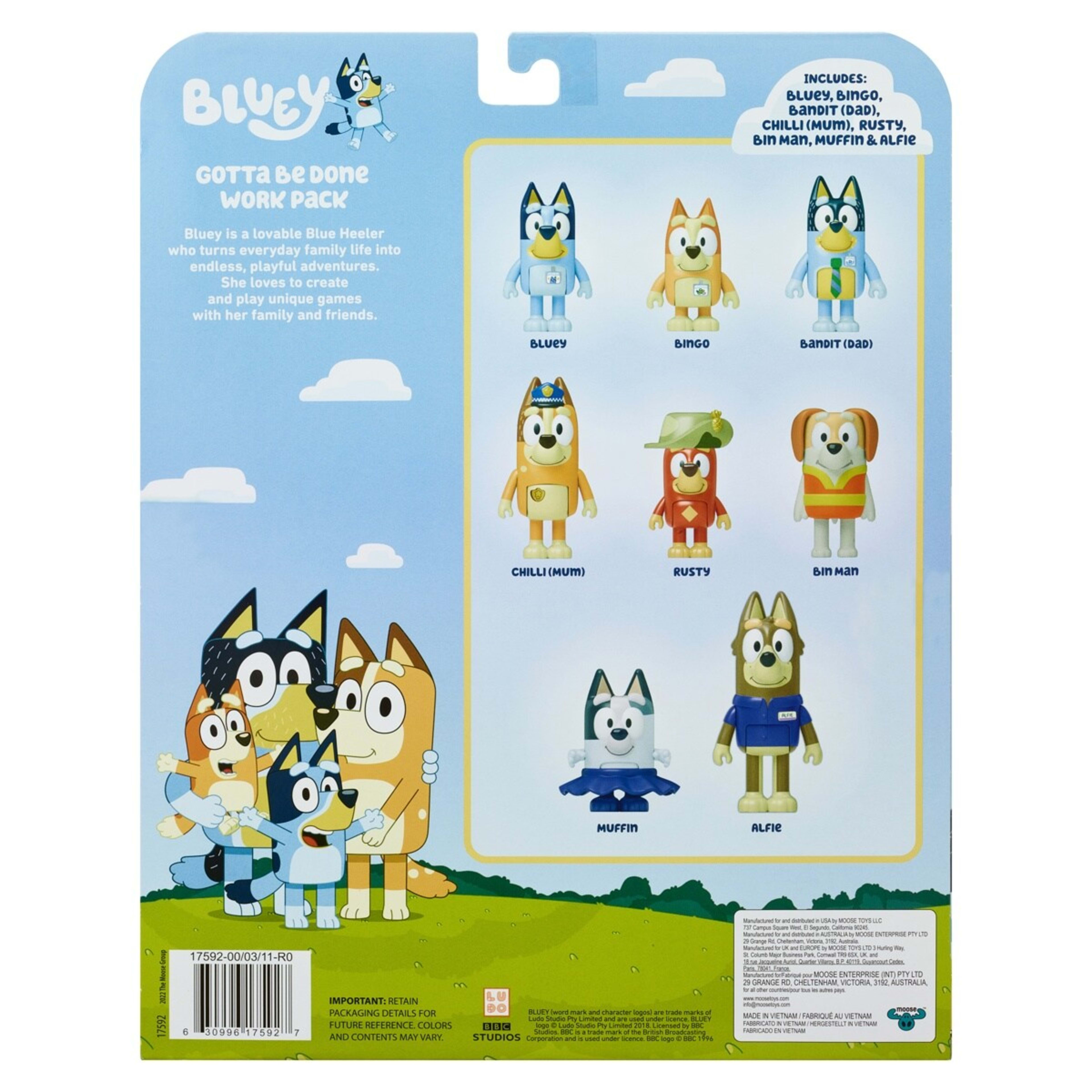 5 8 Pack Bluey’s Family and Friends Figures, 5 of 5