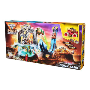 Monster Jam Mud Blasters Monster Mutt Dalmatian Dunk Tank Pla