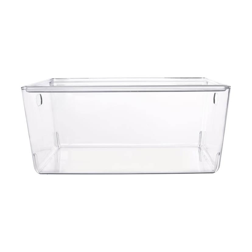 Smooth and Shiny Clear Plastic Tub 11L Kmart