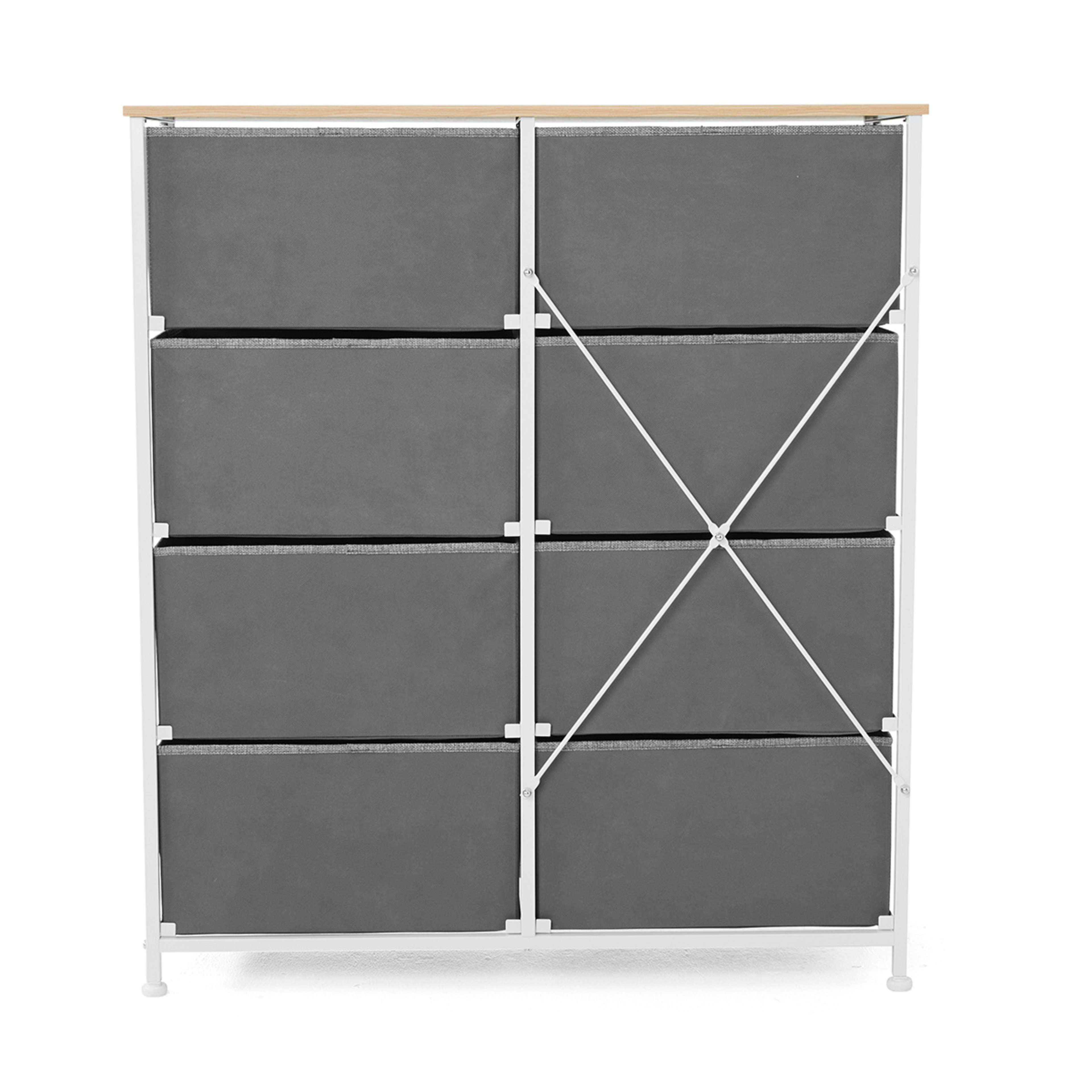 6 8 Drawer Chest - Grey, 6 of 10
