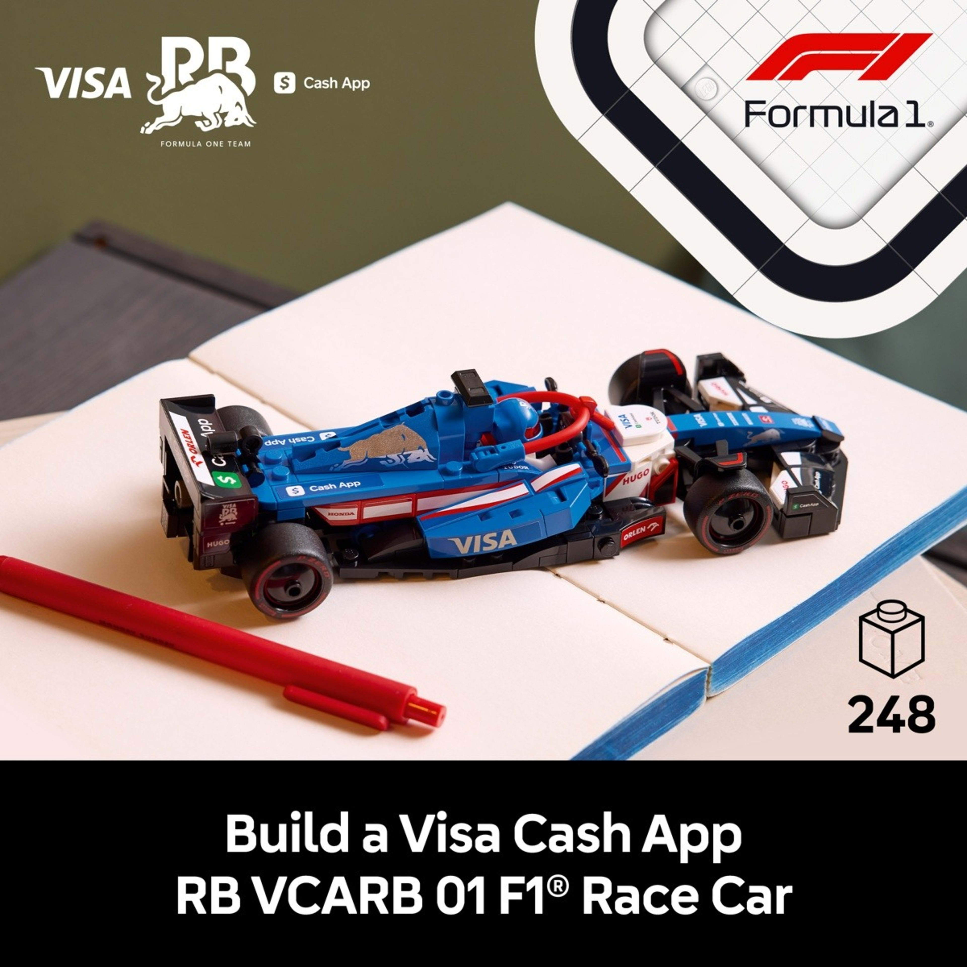 4 LEGO Speed Champions Visa Cash App RB VCARB 01 F1 Race Car 77246, 4 of 10