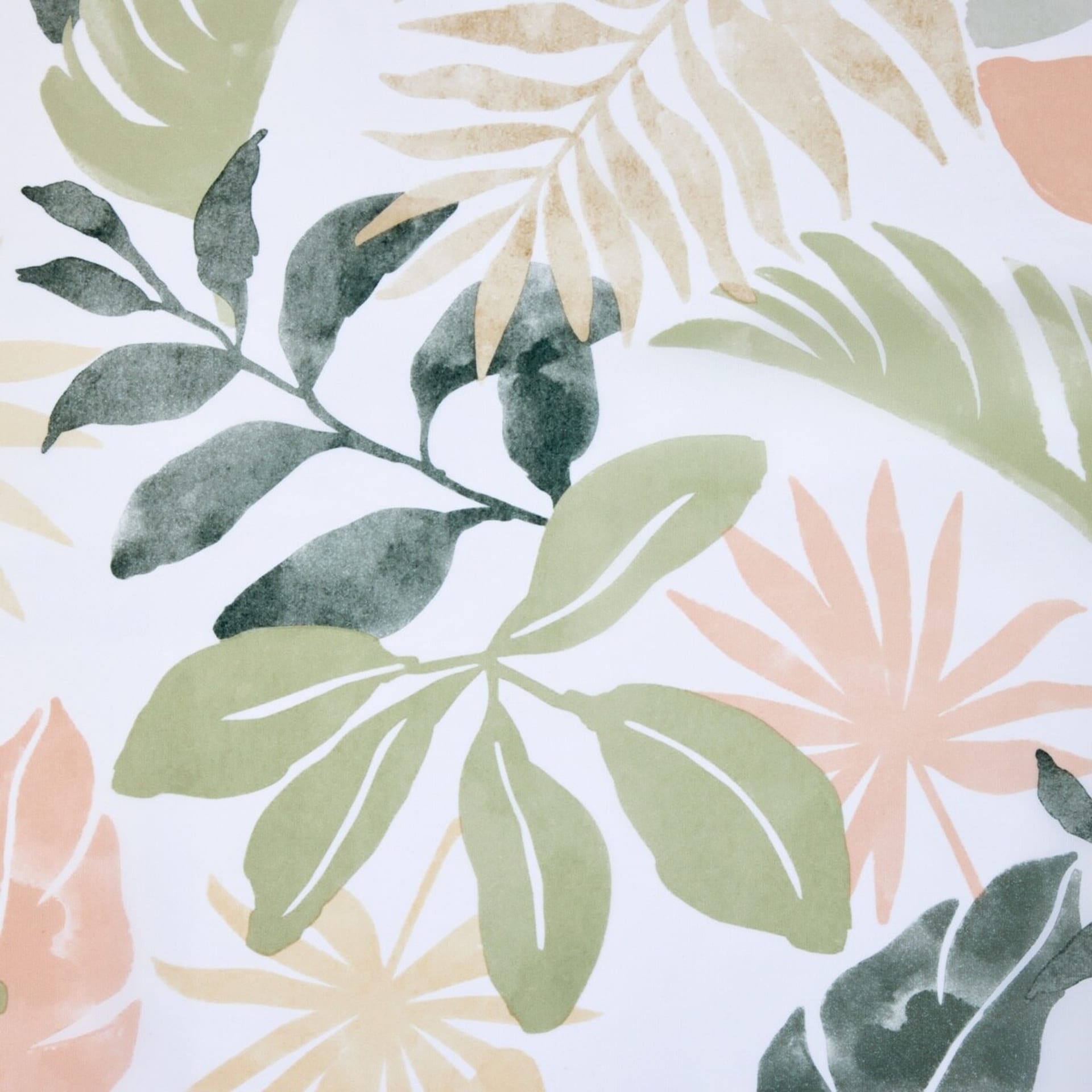 Multi Leaf Shower Curtain Kmart