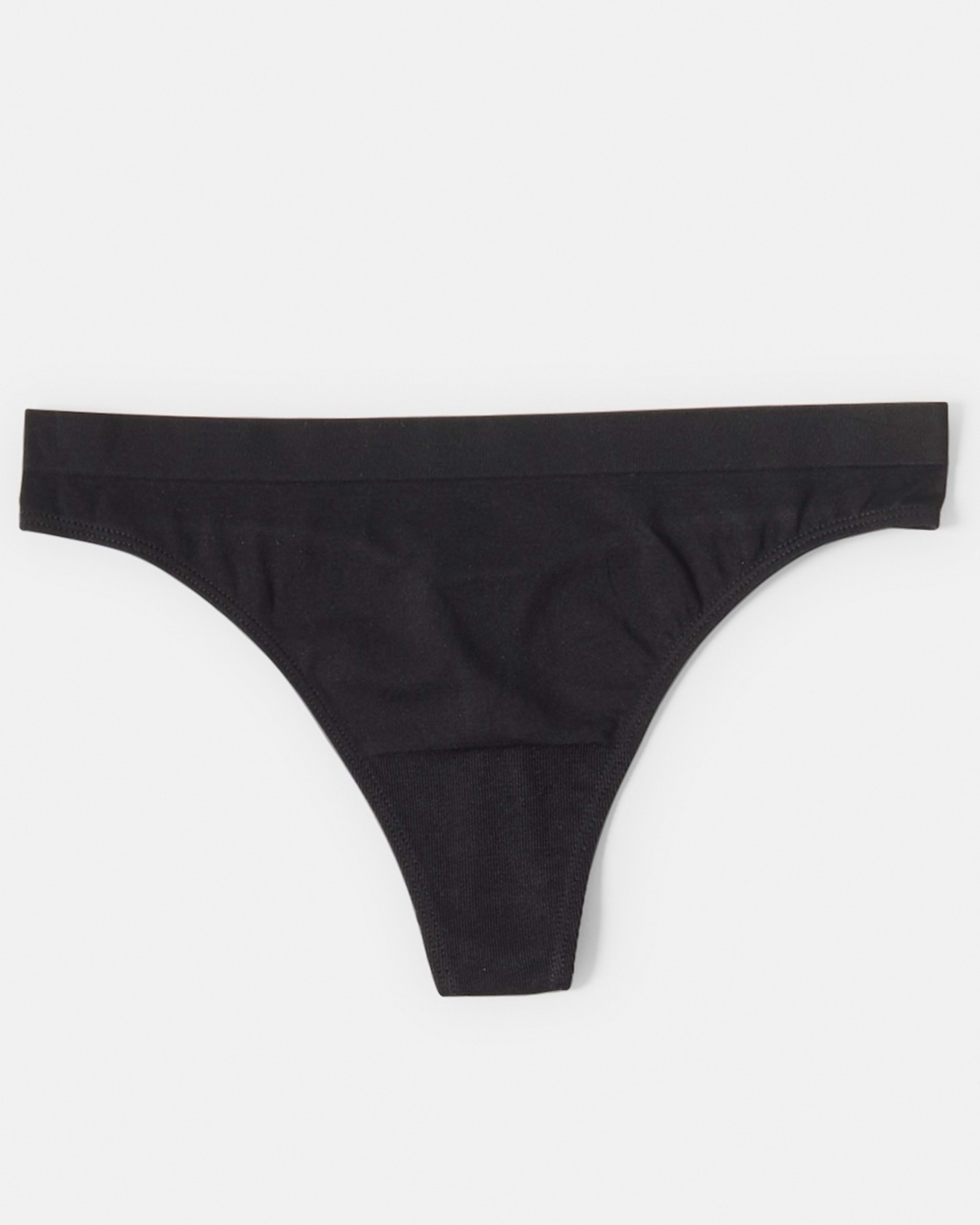 4 Ultra Smooth Seamfree G-String Briefs BLACK, 4 of 6