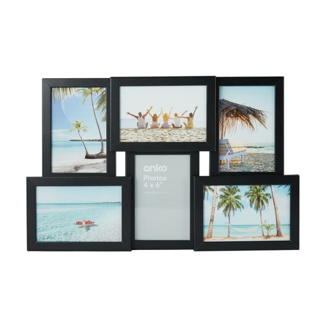 Collage Cluster Frame 4in. x 6in. Black Kmart