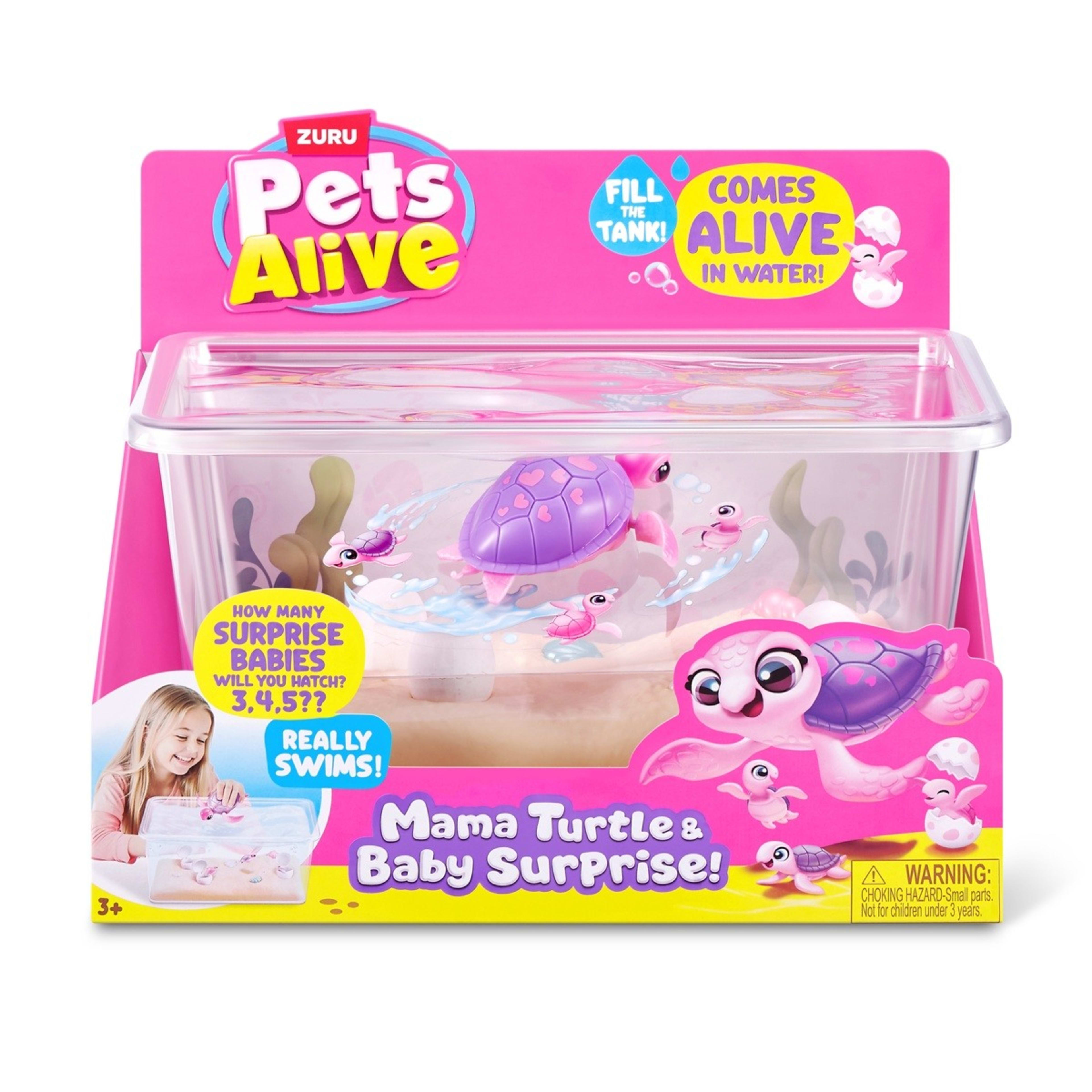 1 Zuru Pets Alive Mama Turtle and Baby Surprise!, 1 of 9
