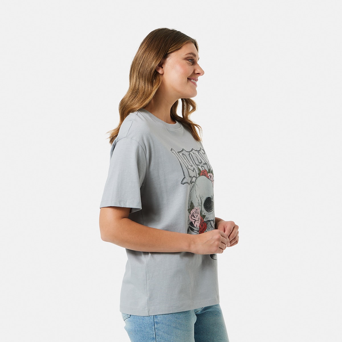 Short Sleeve Oversized Boyfriend Tshirt Kmart