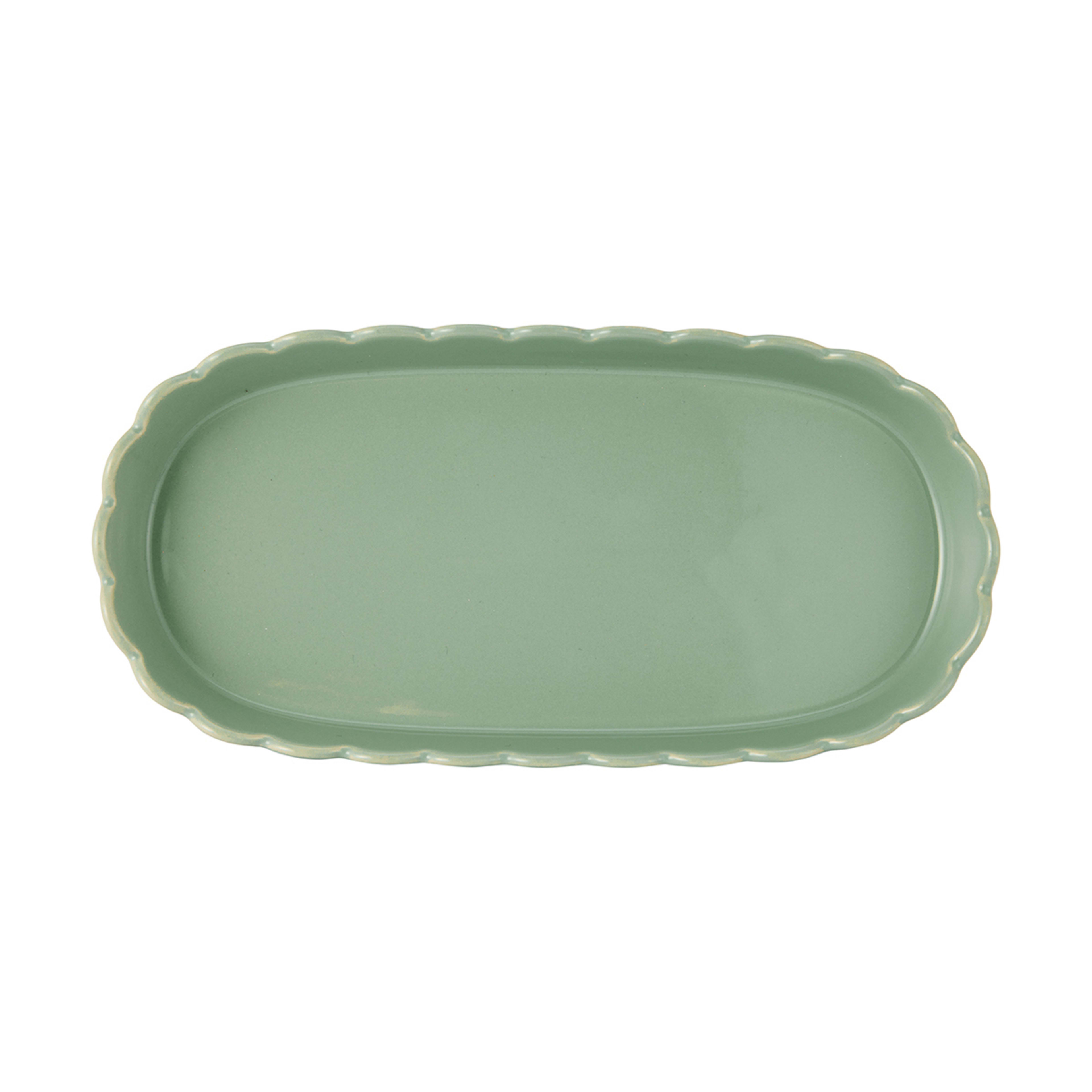 3 Sage Wavy Tray, 3 of 7