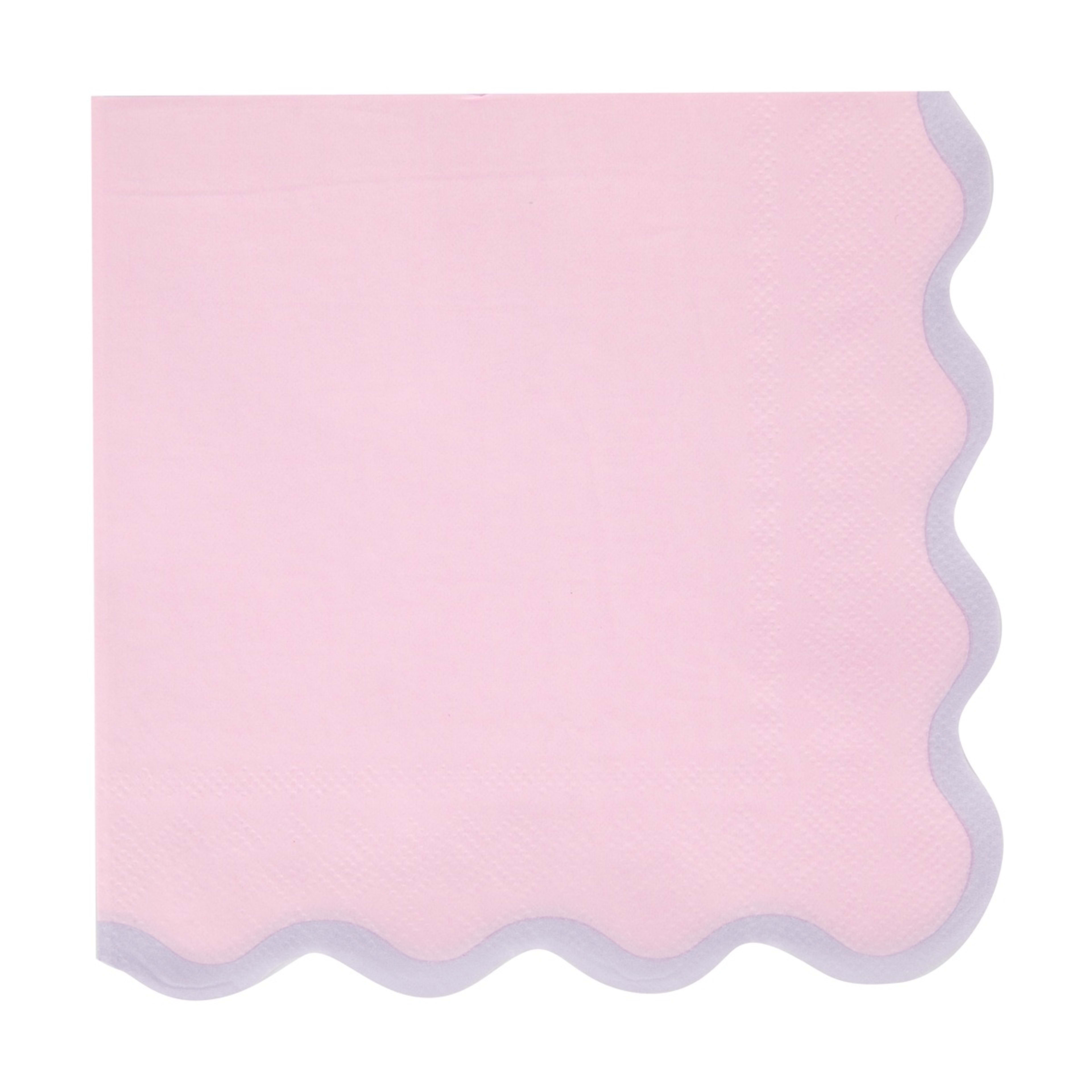 1 20 Piece Wavy Paper Napkins, 1 of 4