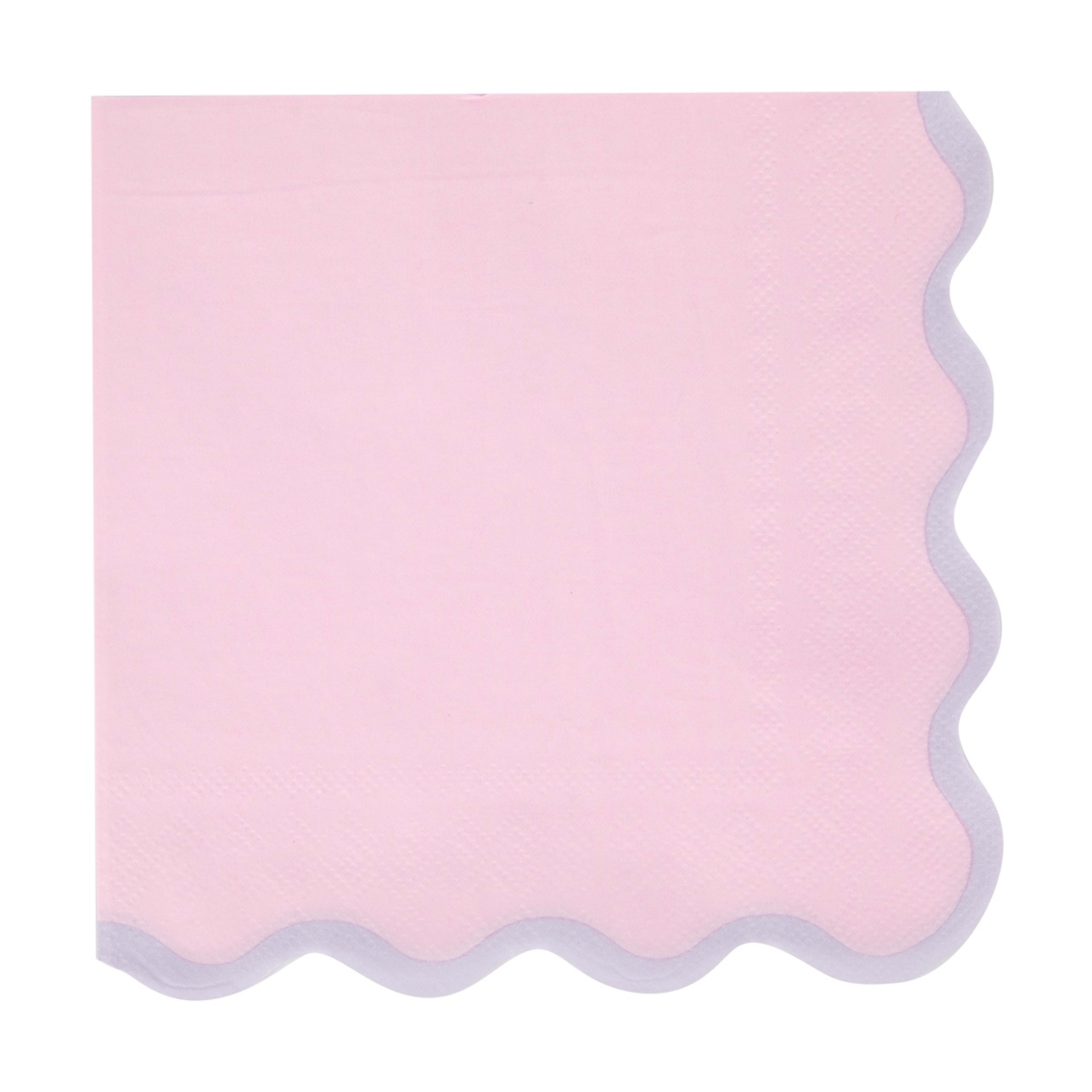 1 20 Piece Wavy Paper Napkins