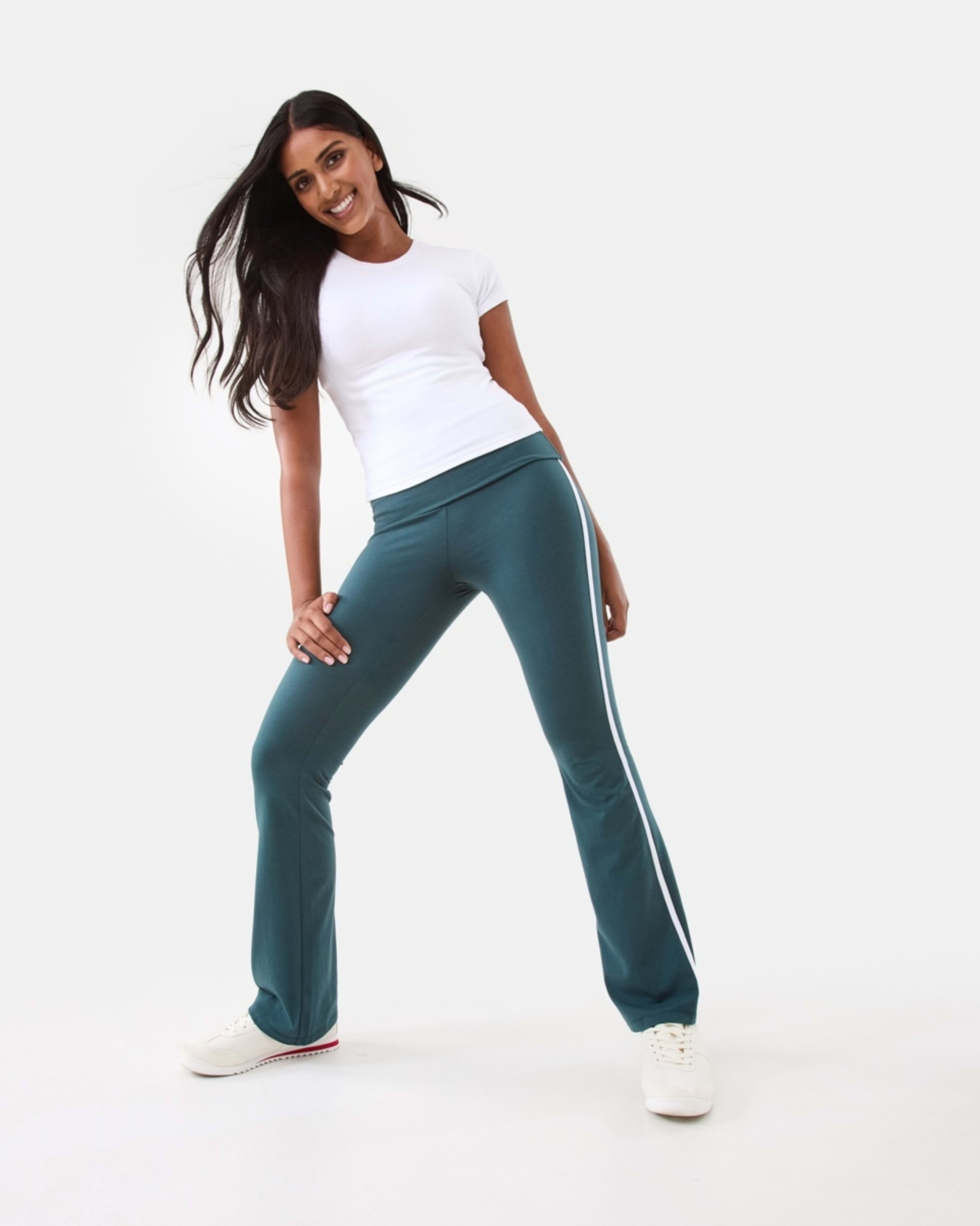 2 Side Stripe Fold Down Flare Pants Kason Gren, 2 of 6
