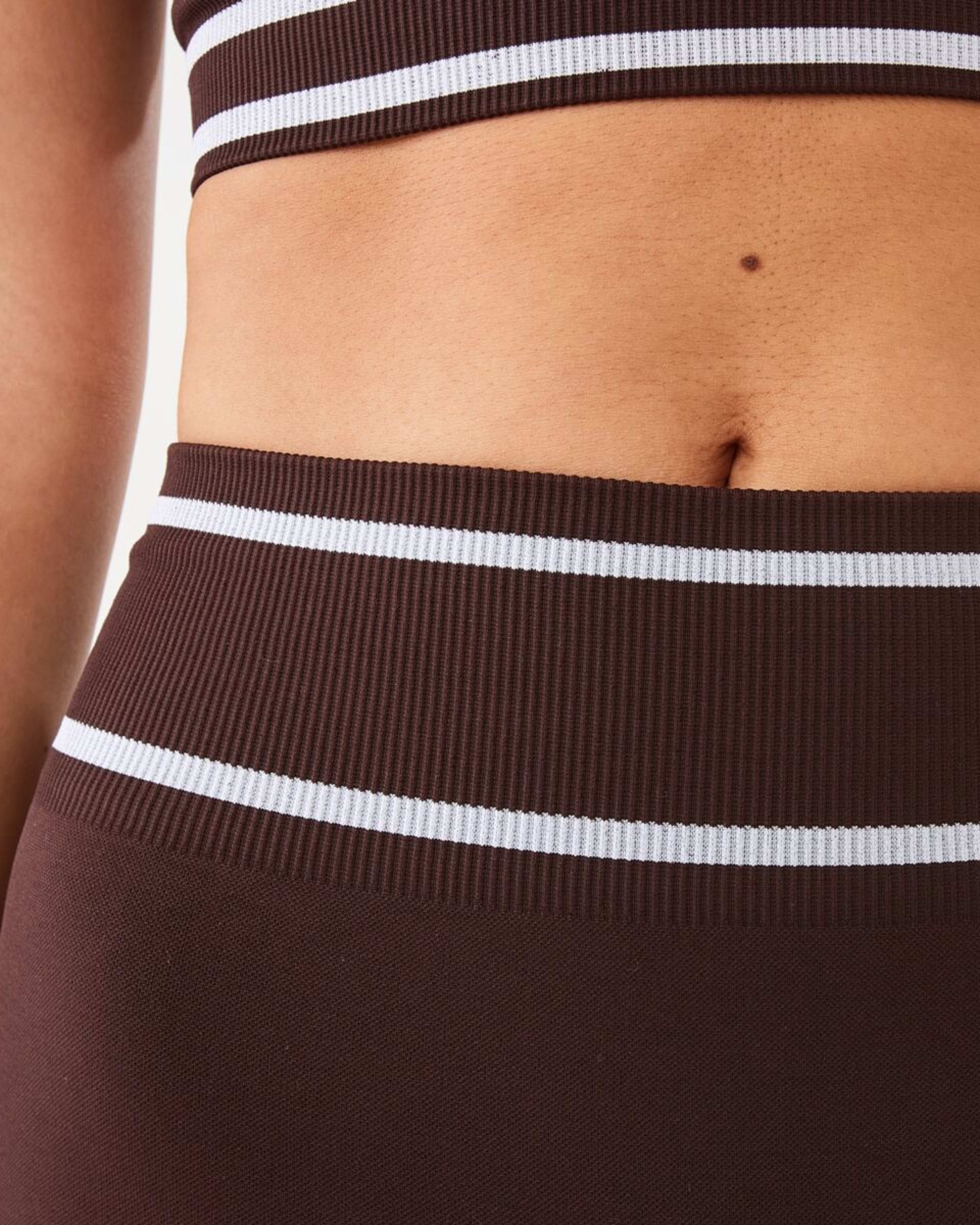 5 Active Womens Seamfree Tipping Bike Shorts Brn Tuscan, 5 of 6