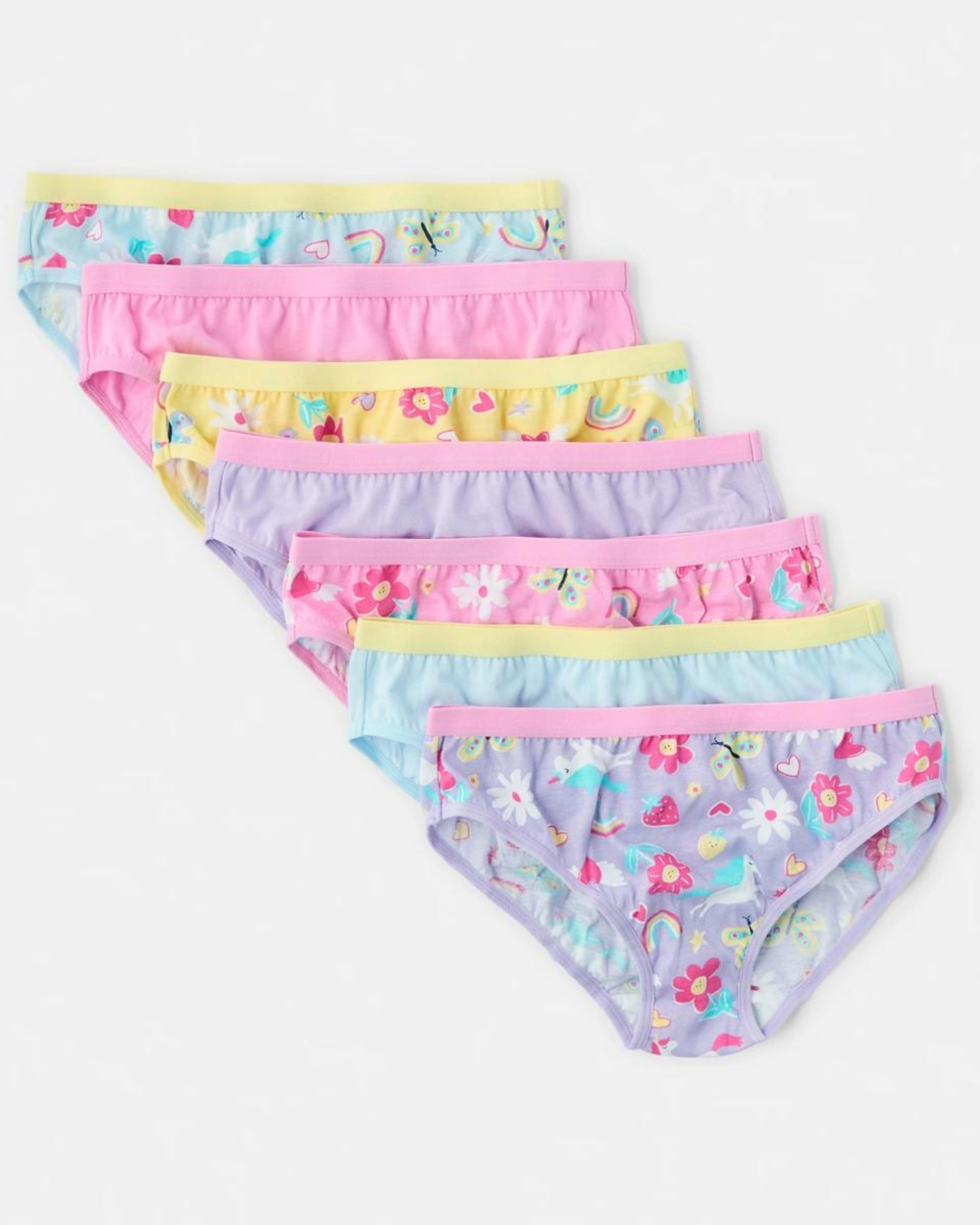 1 7 Pack Print Briefs MIXED ICONS