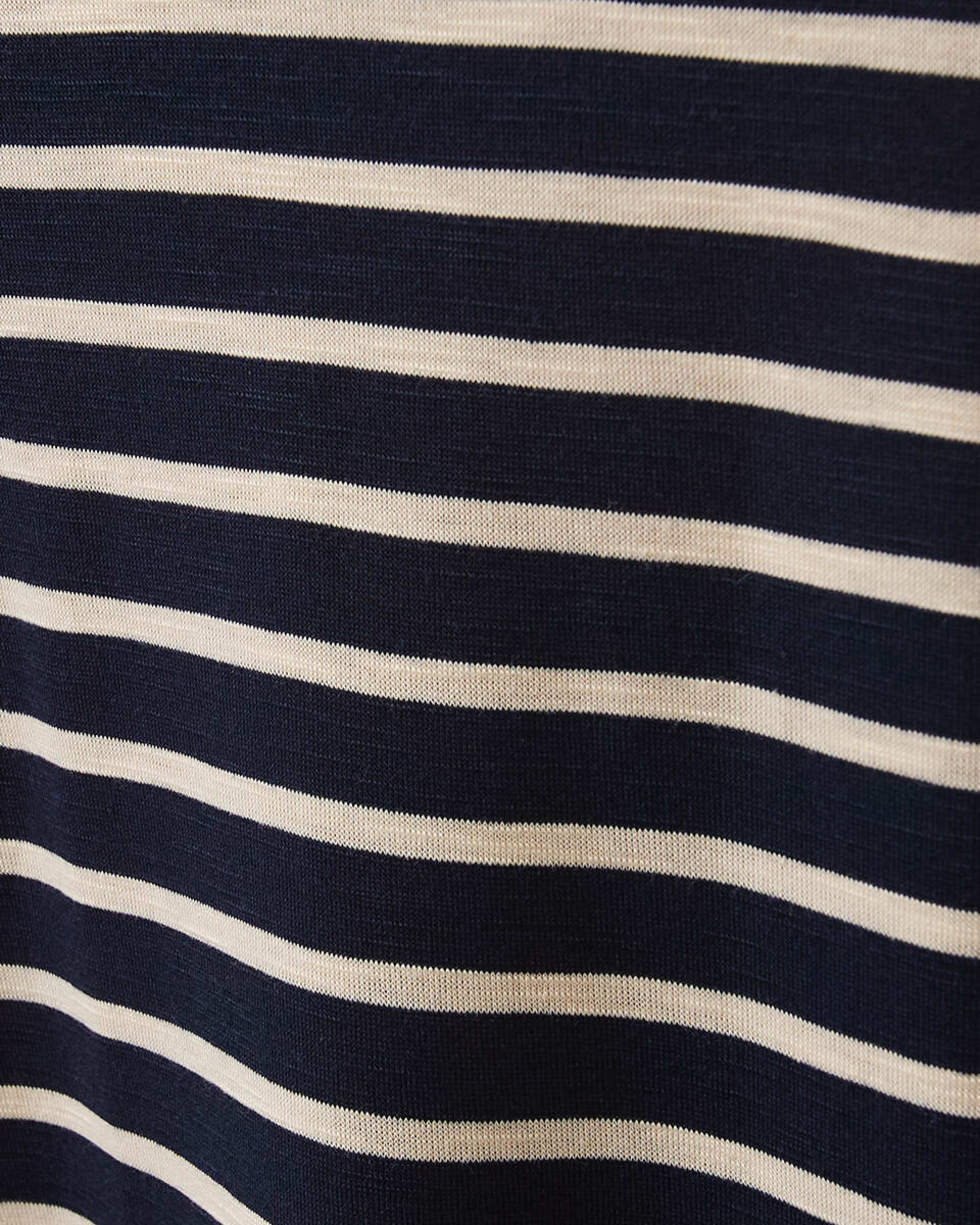 6 Curve Short Sleeve Slub Round Neck T-shirt Wide Str E, 6 of 6