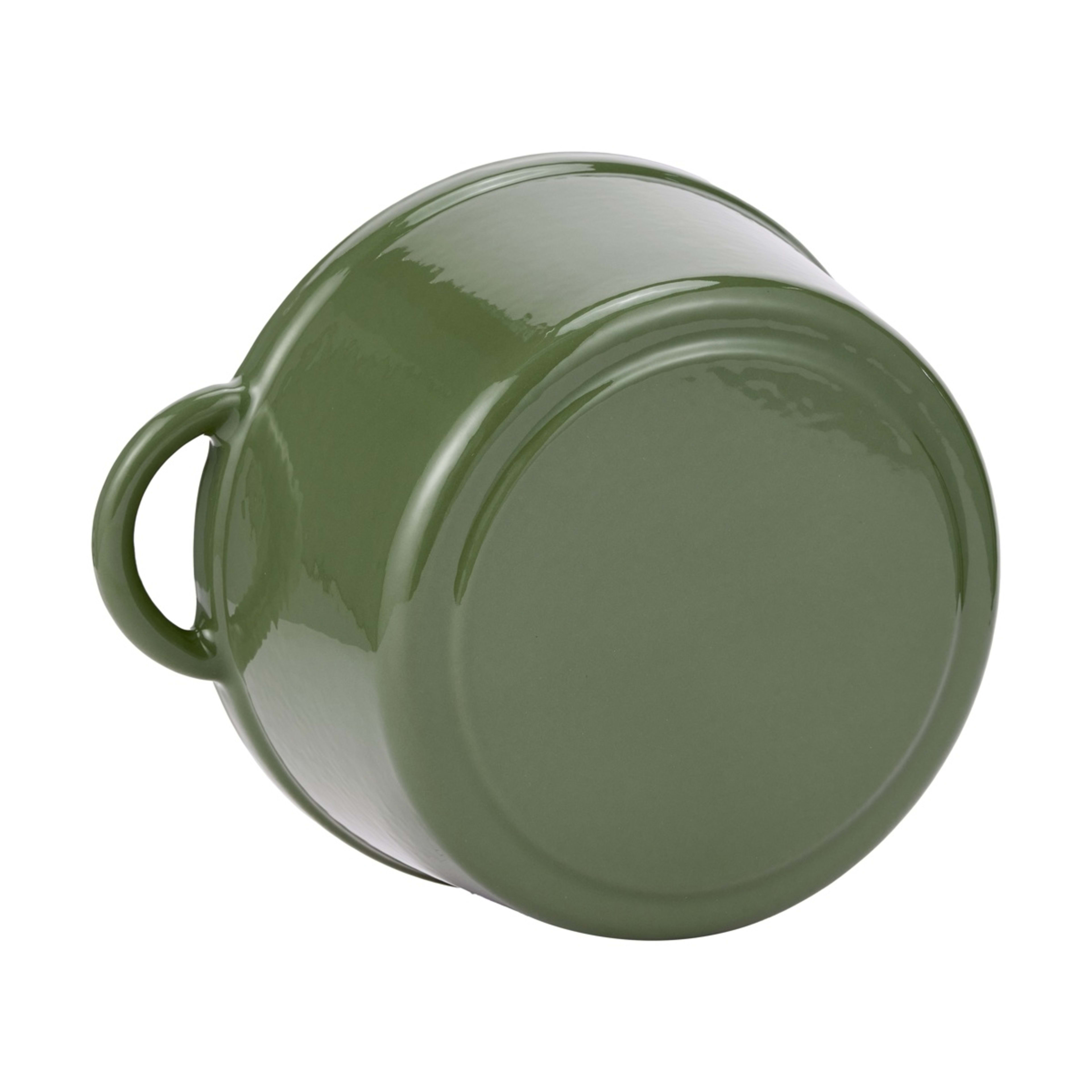 5 4L Olive Cast Iron Casserole, 5 of 6