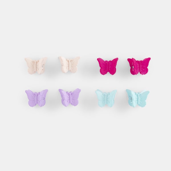 8 Pack Butterfly Clips - Kmart