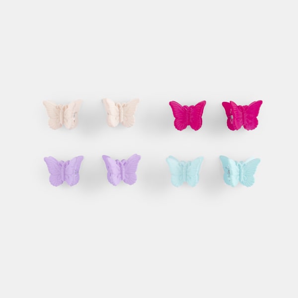 8 Pack Butterfly Clips - Kmart 8 Pack Butterfly Clips - Kmart
