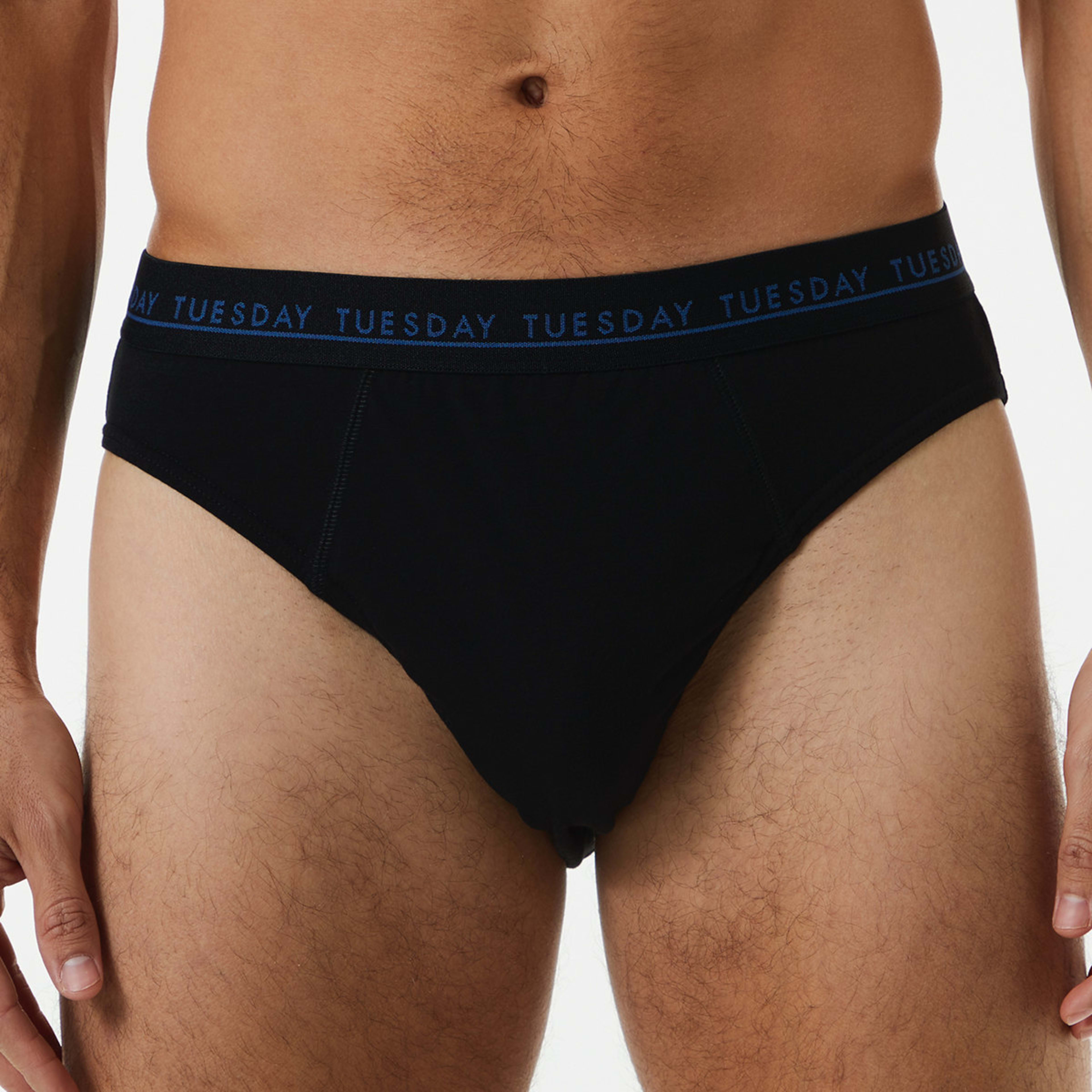3 7 Pack Briefs Black, 3 of 10