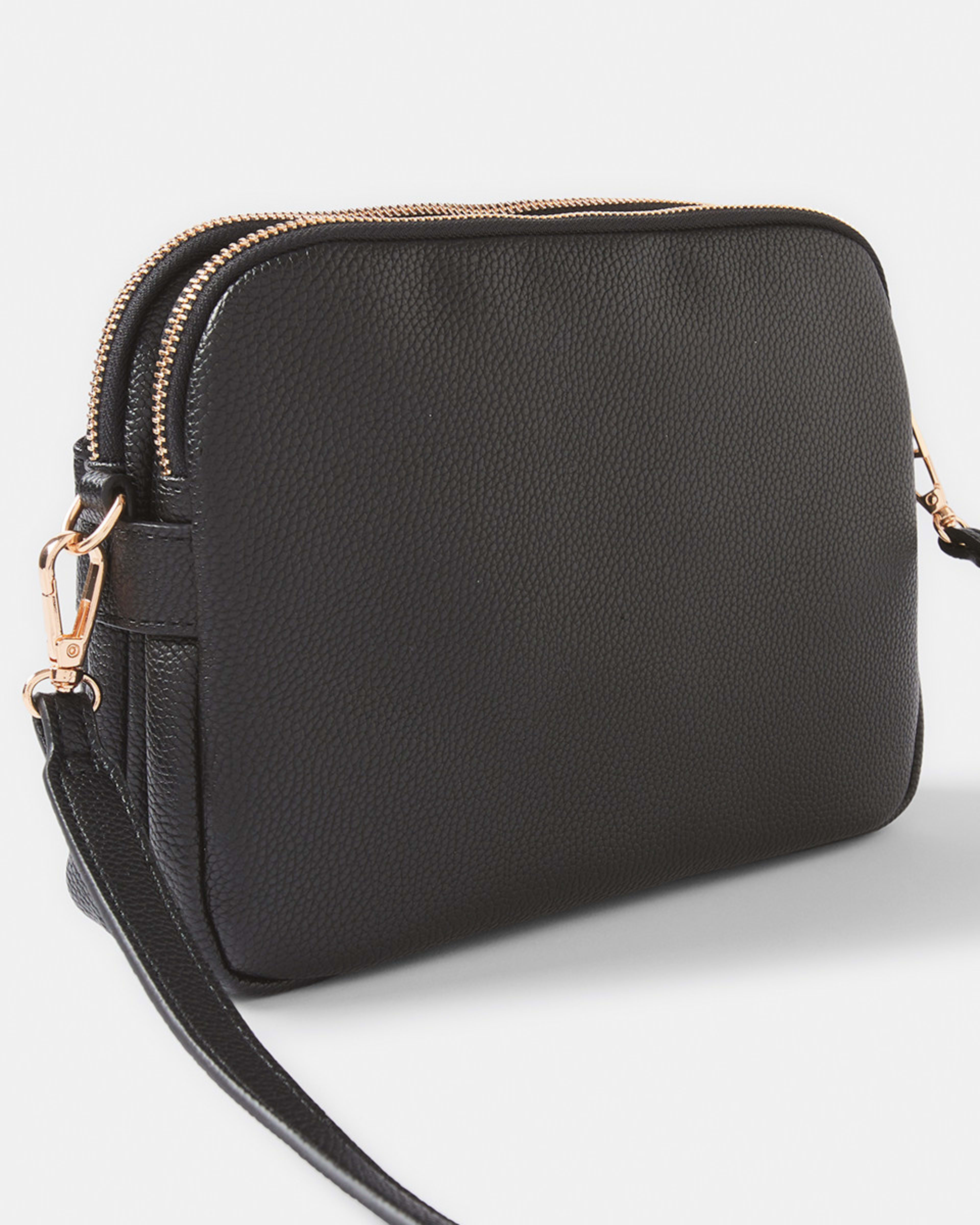 5 Multi-Pouch Crossbody Bag Black, 5 of 6