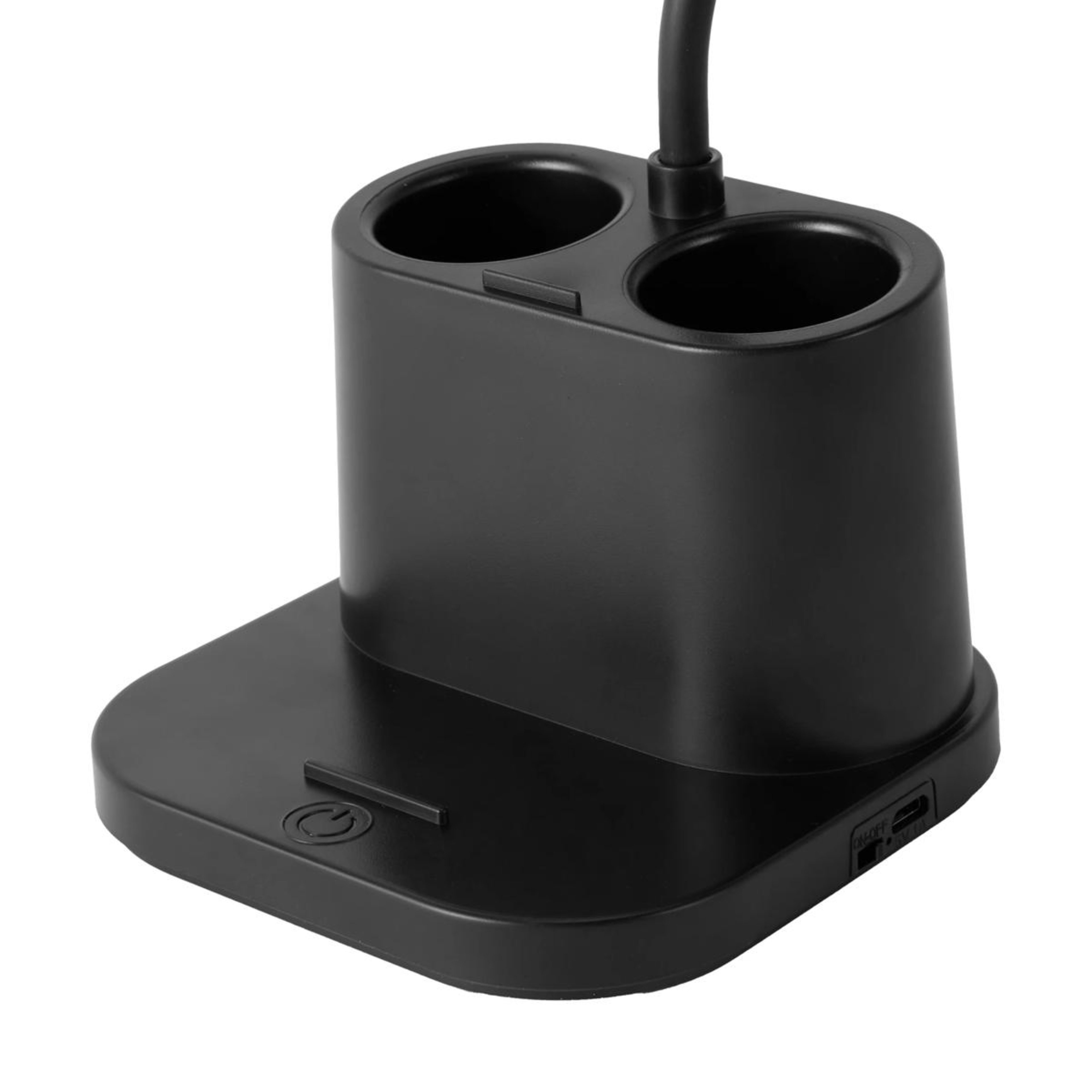 5 Rechargeable Desk Lamp Caddy - Black, 5 of 6
