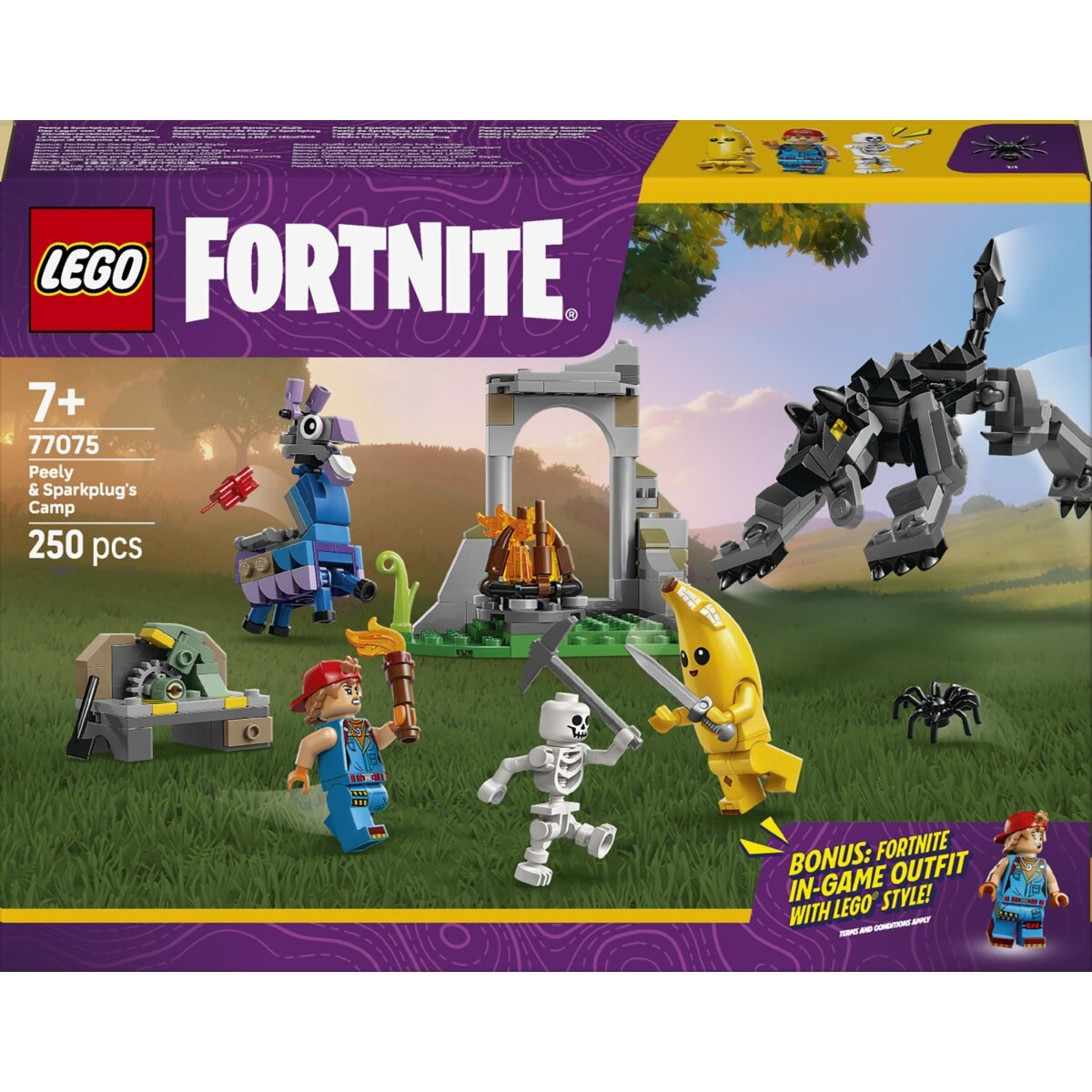 1 LEGO Fortnite Peely & Sparkplug’s Camp 77075