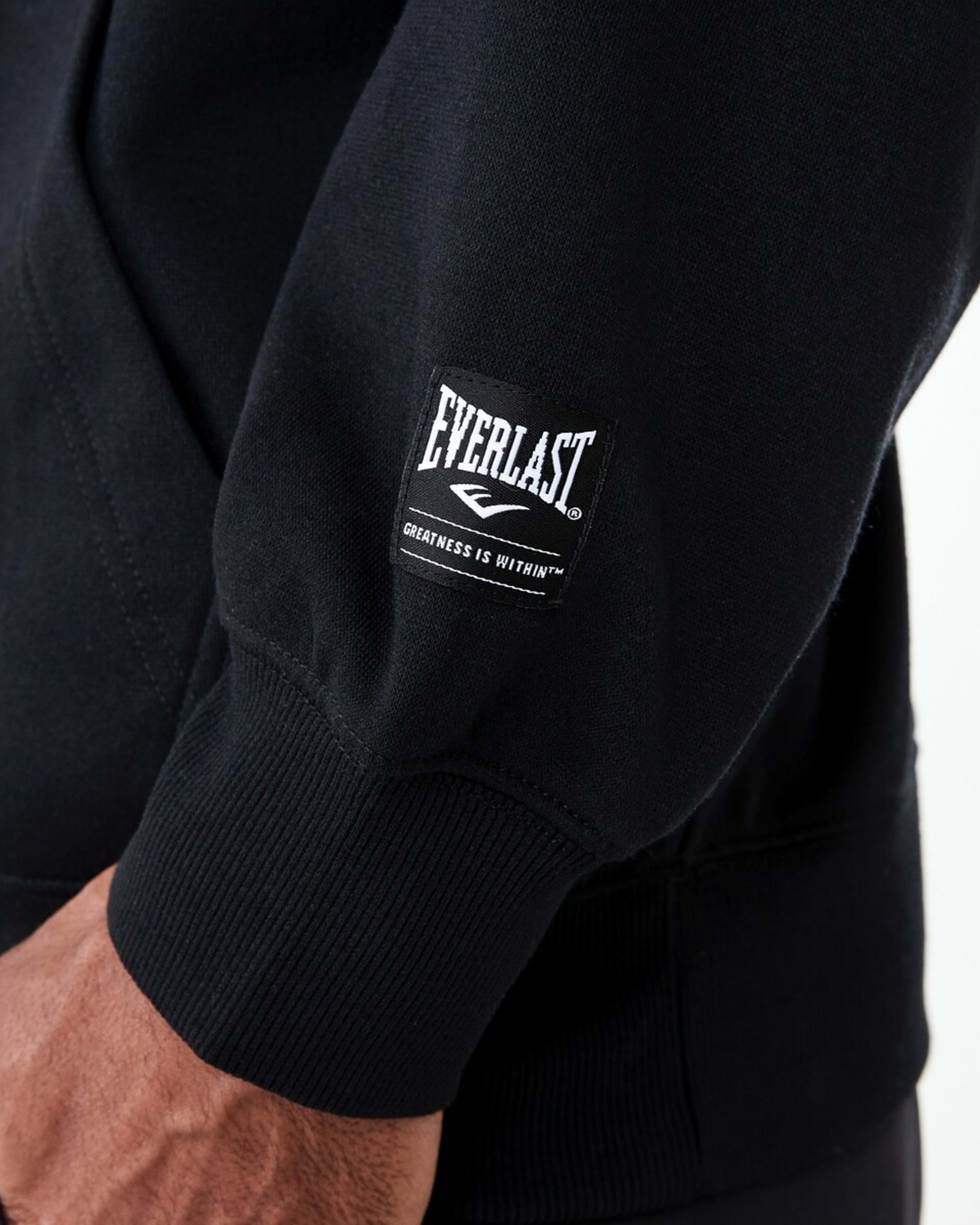 7 Everlast Mens Oversized Hoodie EVERLAST BLACK, 7 of 9