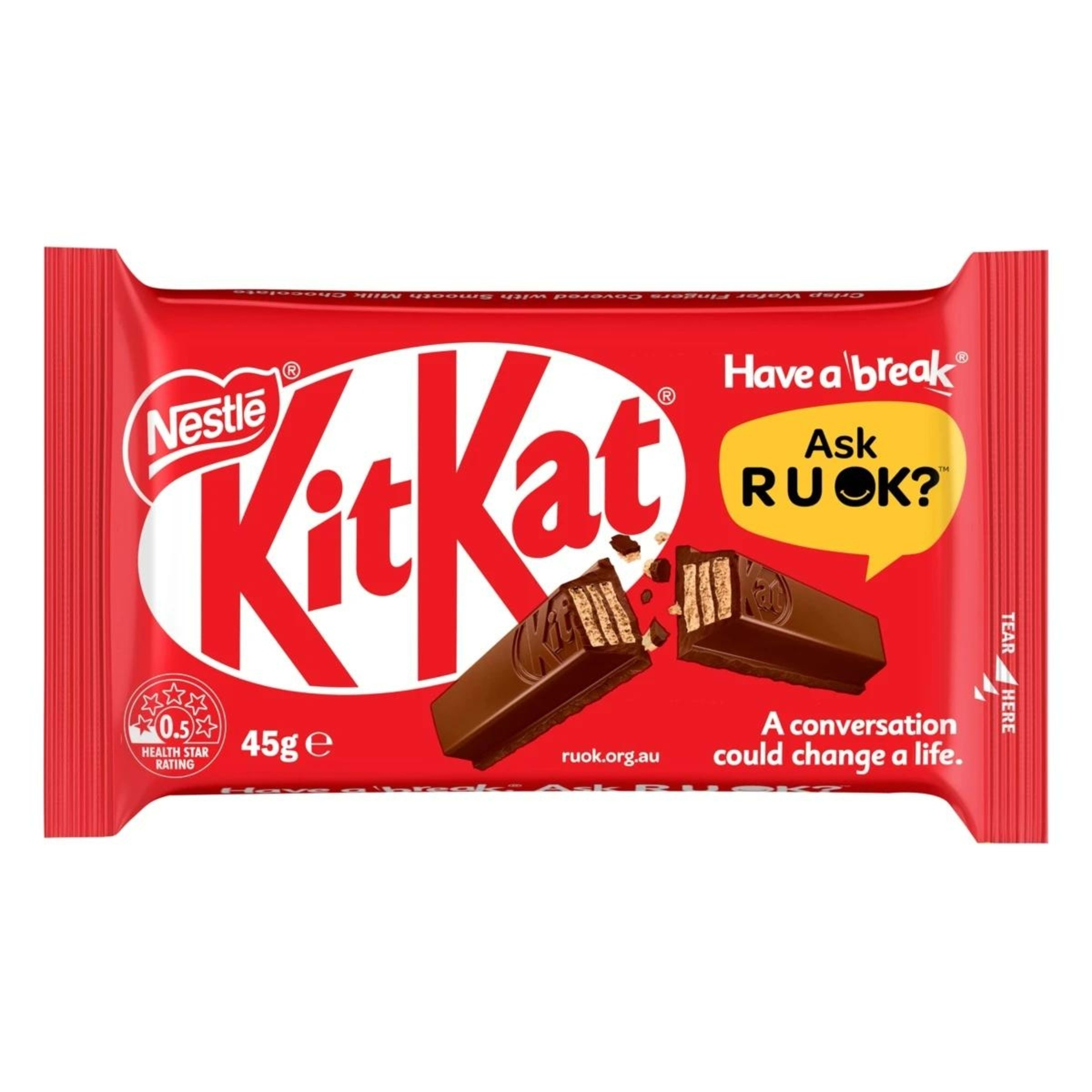 1 Nestle KitKat Milk Chocolate Bar 45g, 1 of 4