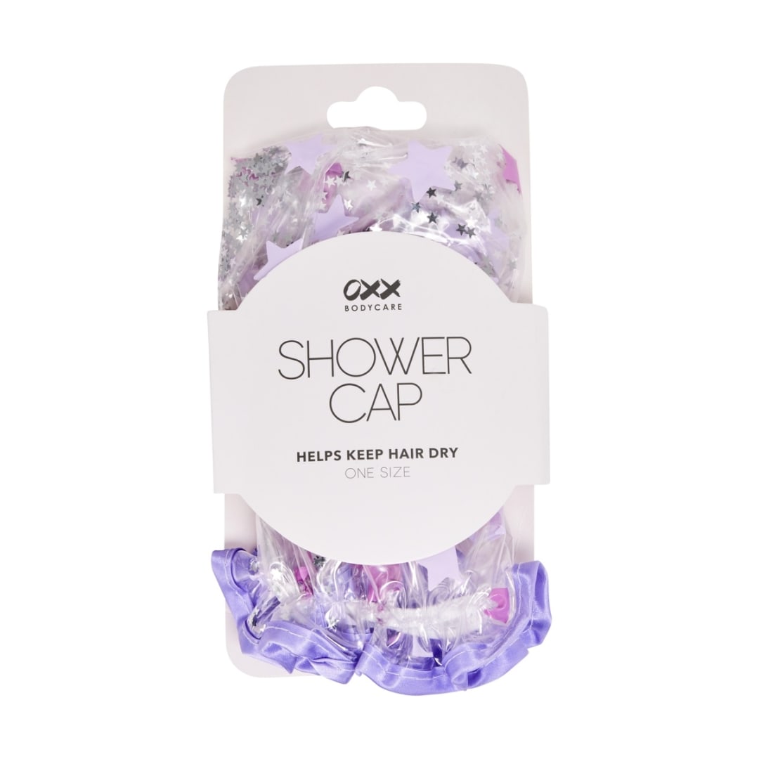 OXX Bodycare Shower Cap - Star Glitter - Kmart