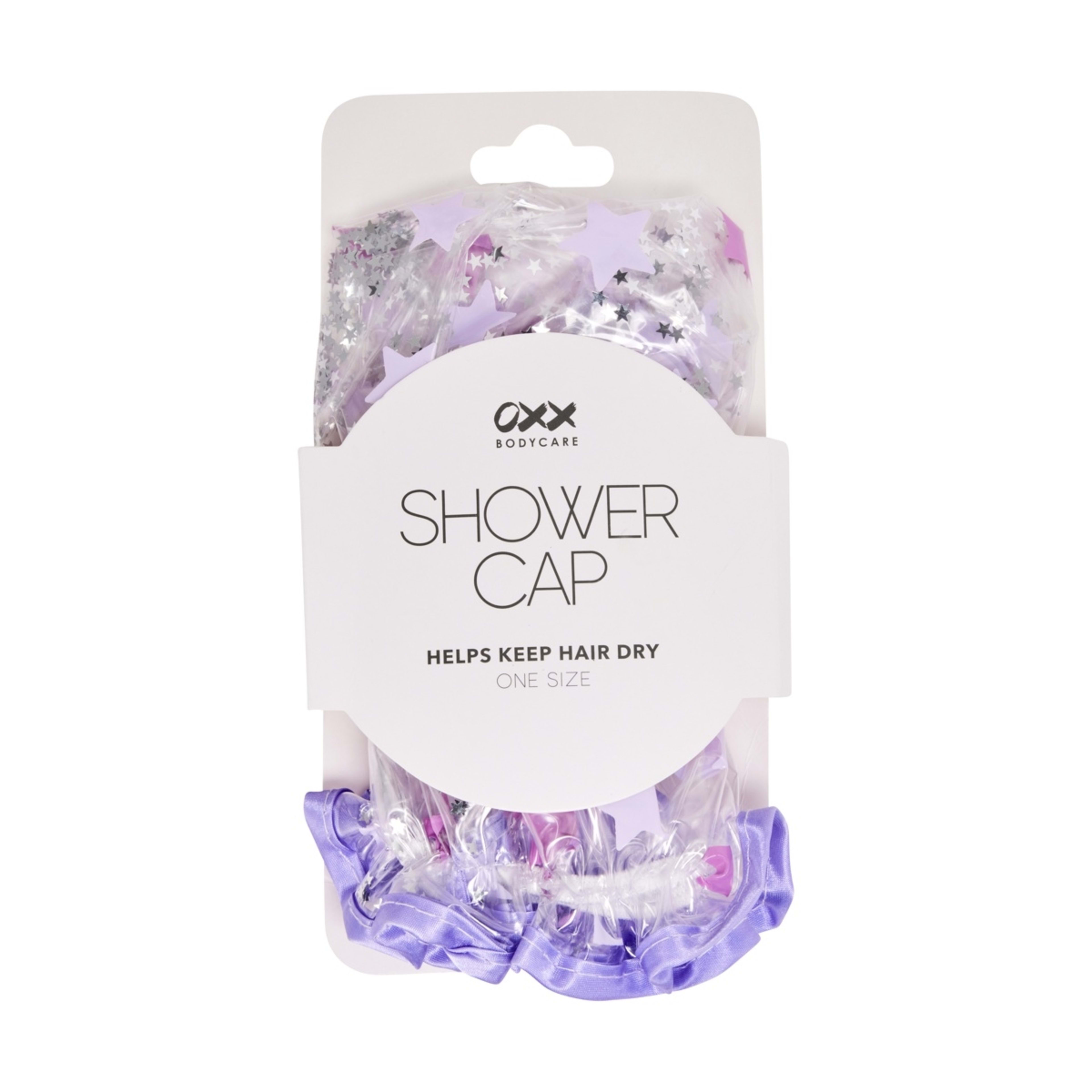 4 OXX Bodycare Shower Cap - Star Glitter, 4 of 4