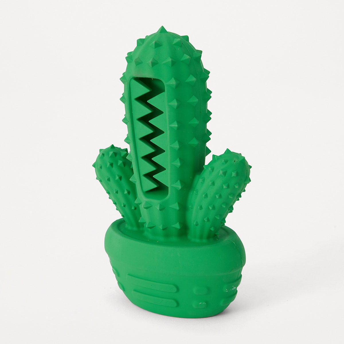 rubber cactus dog toy